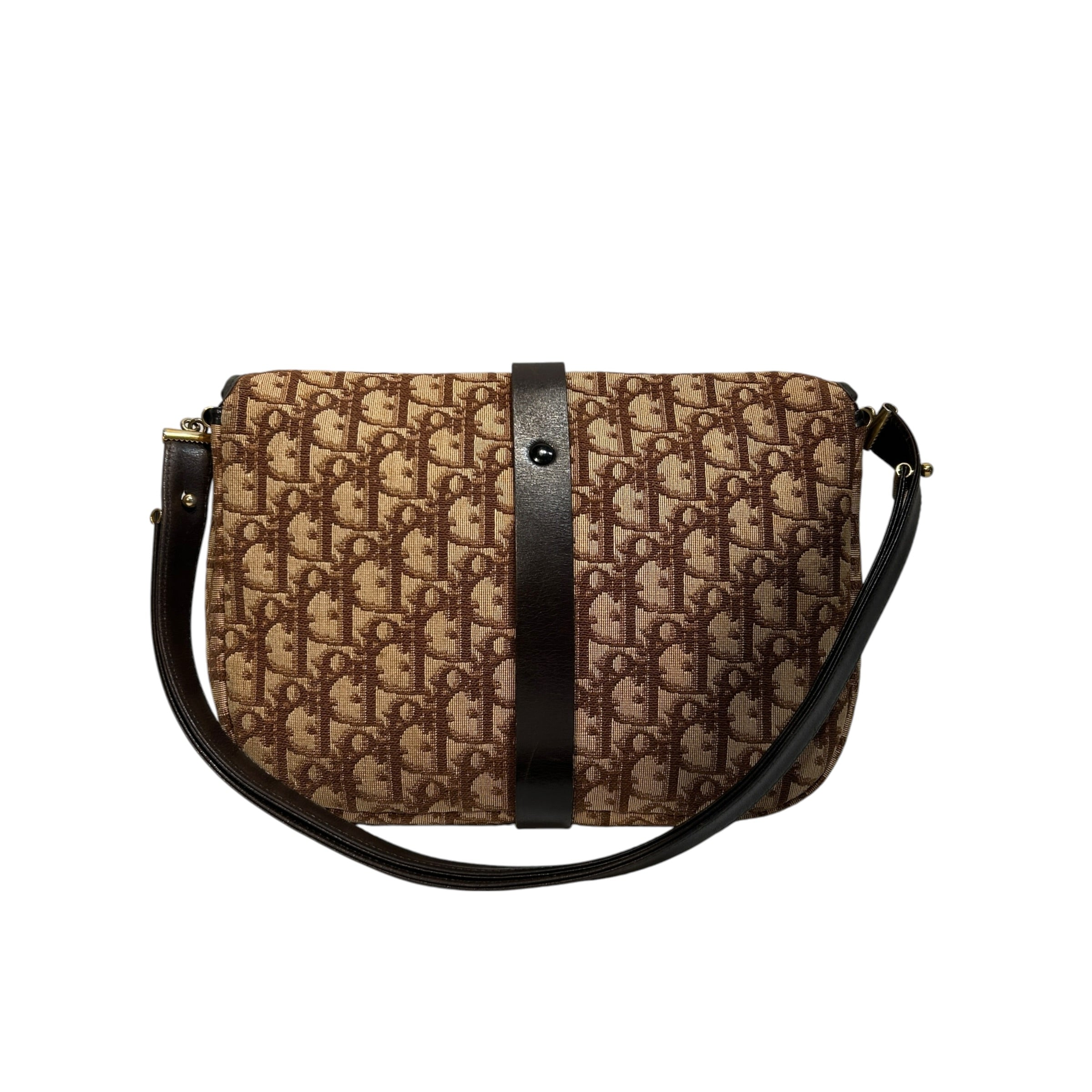 Christian Dior/Cross Body Bag/Monogram/BRW/CD LOGO CENTER view 2