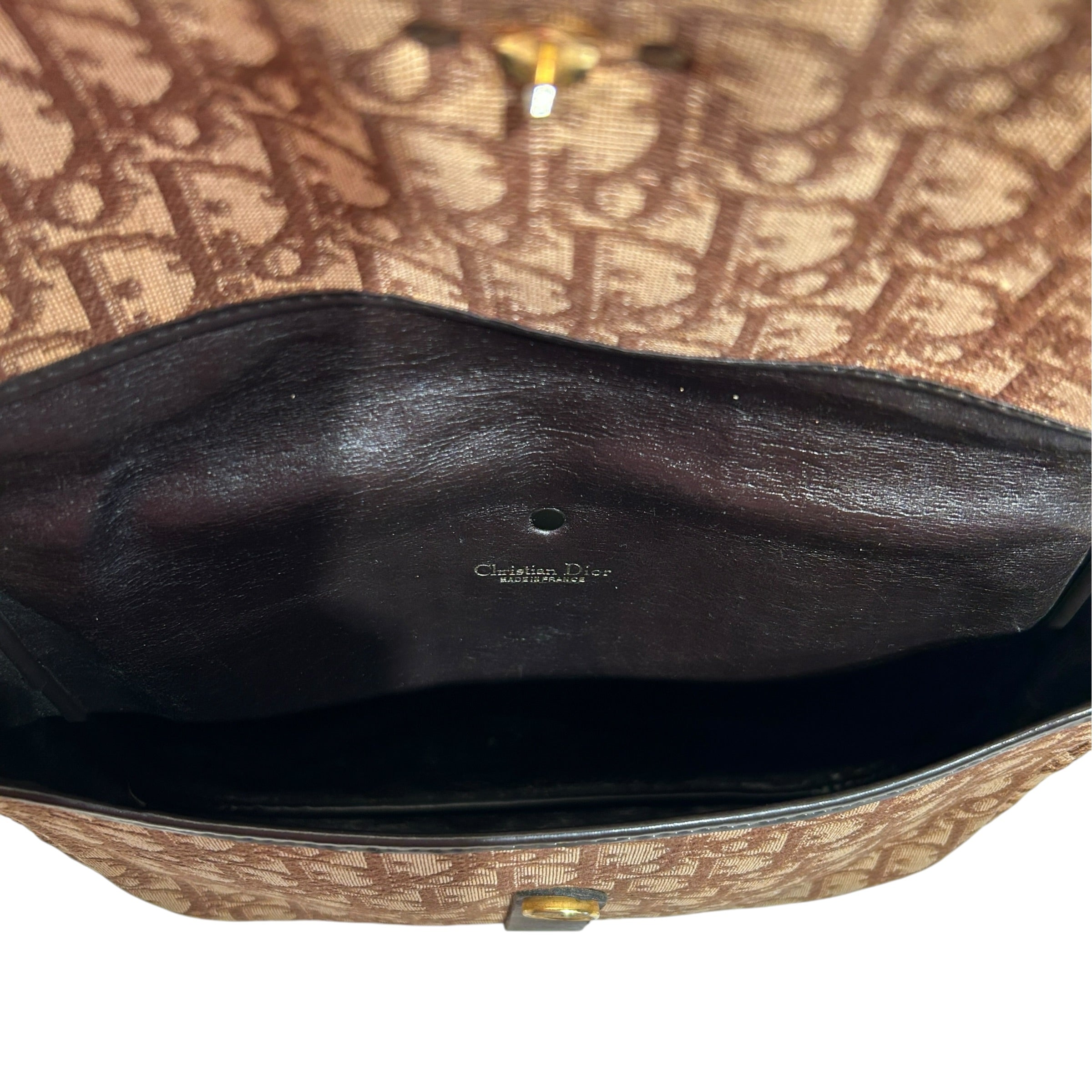 Christian Dior/Cross Body Bag/Monogram/BRW/CD LOGO CENTER view 4