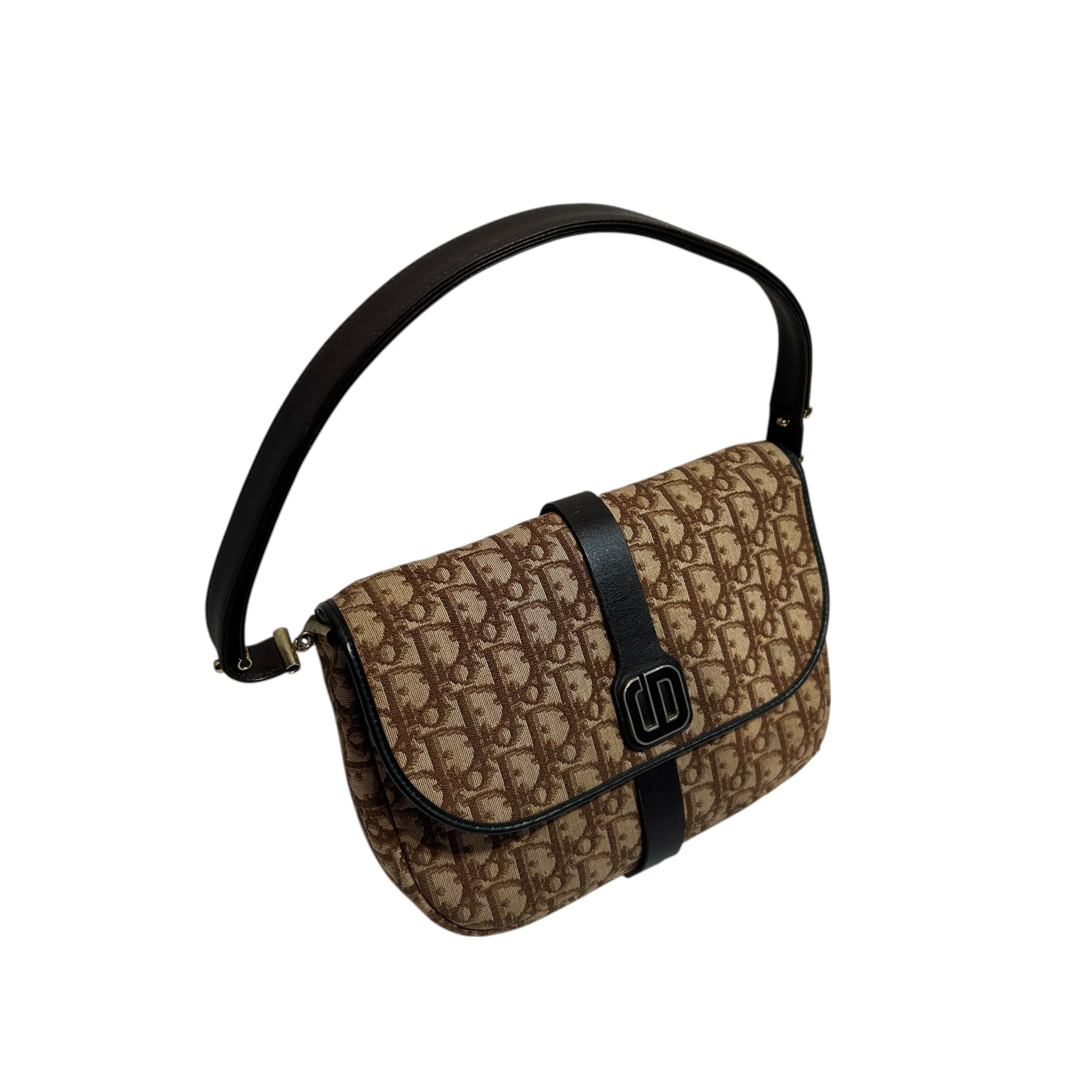 Christian Dior/Cross Body Bag/Monogram/BRW/CD LOGO CENTER view 6