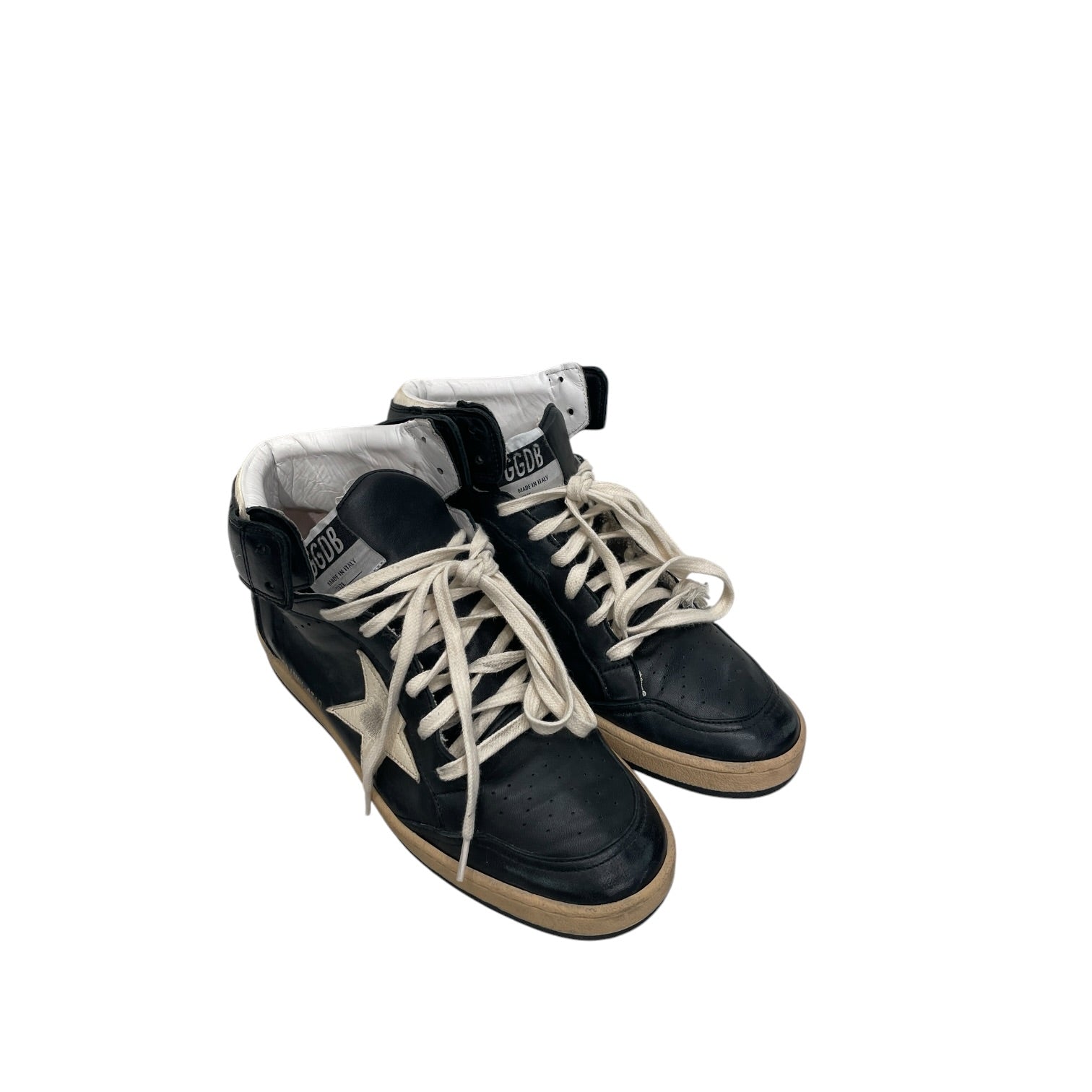 GOLDEN GOOSE/Hi-Sneakers/EU 40/Cotton/BLK/SKY STAR HI TOP view 1