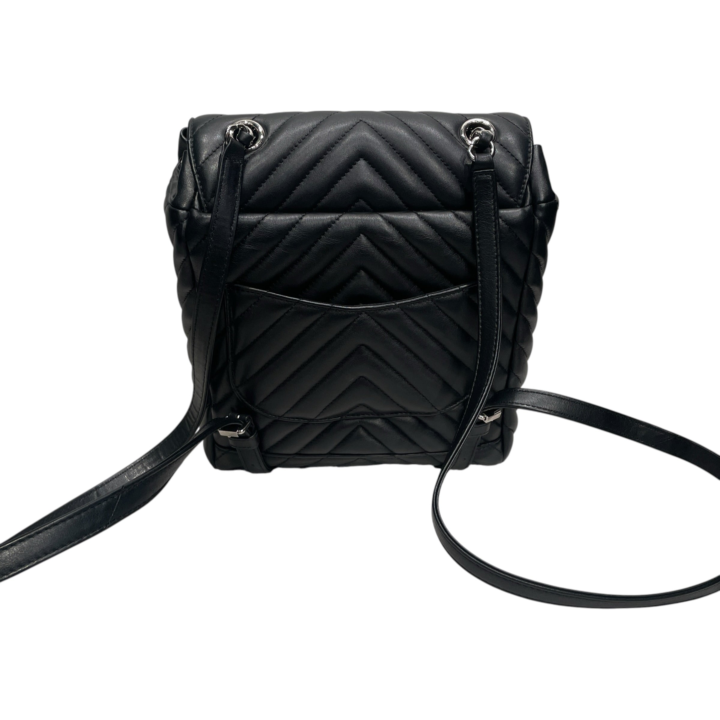CHANEL/Backpack/Leather/BLK/CHANEL URBAN SPIRIT CHEVRON view 2