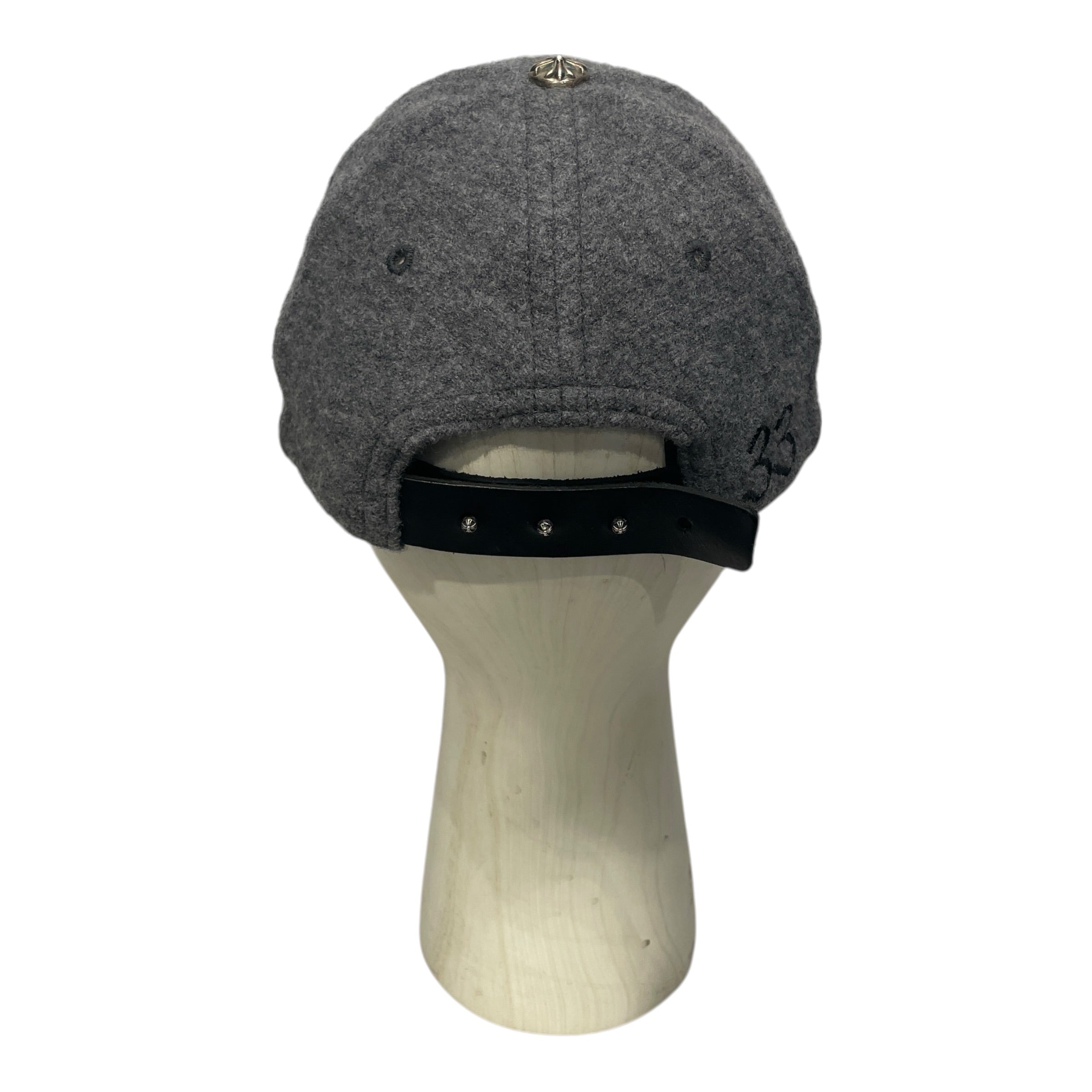 CHROME HEARTS/Cap/Wool/GRY/M's/LEATHER CH PATCH view 2