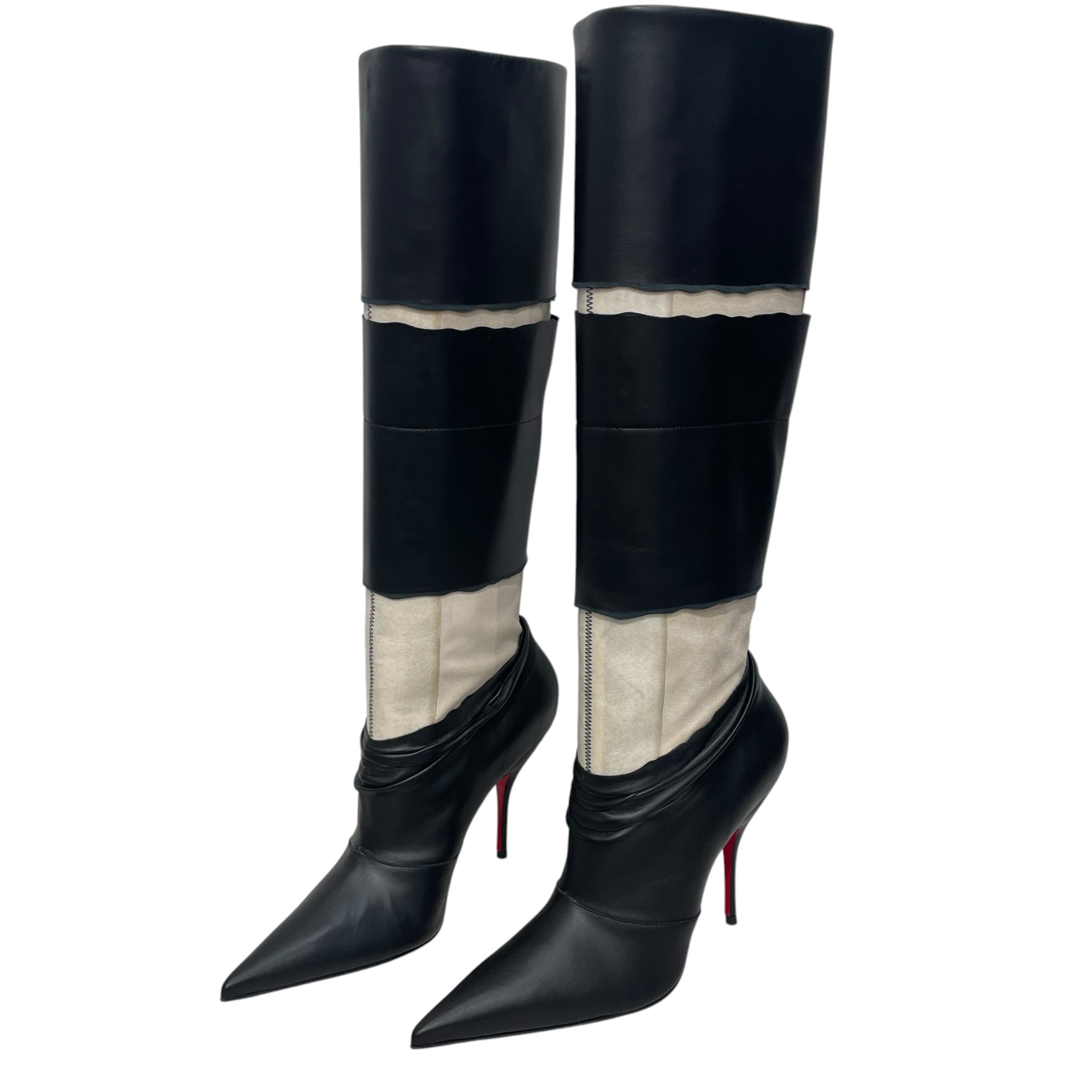 Martin Margiela/Christian Louboutin/Boots/EU 39/Leather/BLK/NAPPA XRISMARTEEN view 2