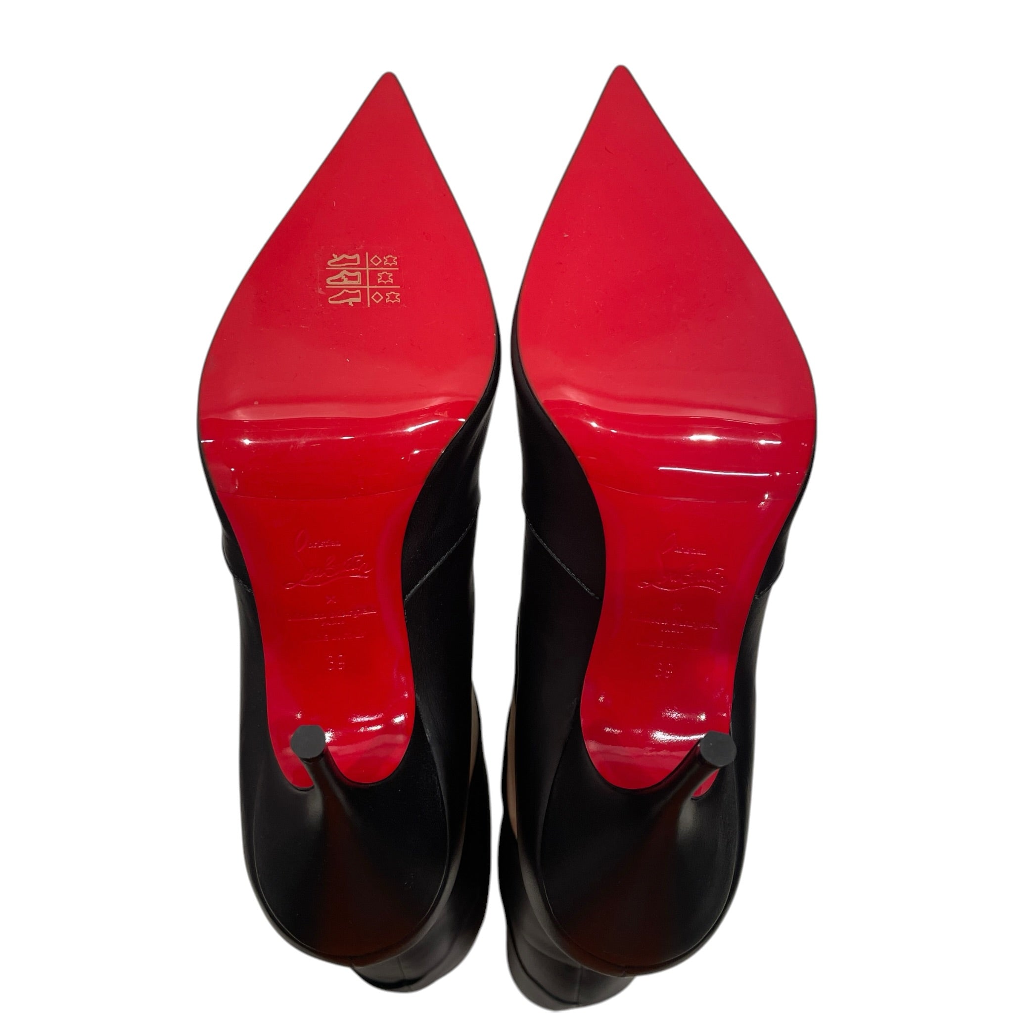 Martin Margiela/Christian Louboutin/Boots/EU 39/Leather/BLK/NAPPA XRISMARTEEN view 4