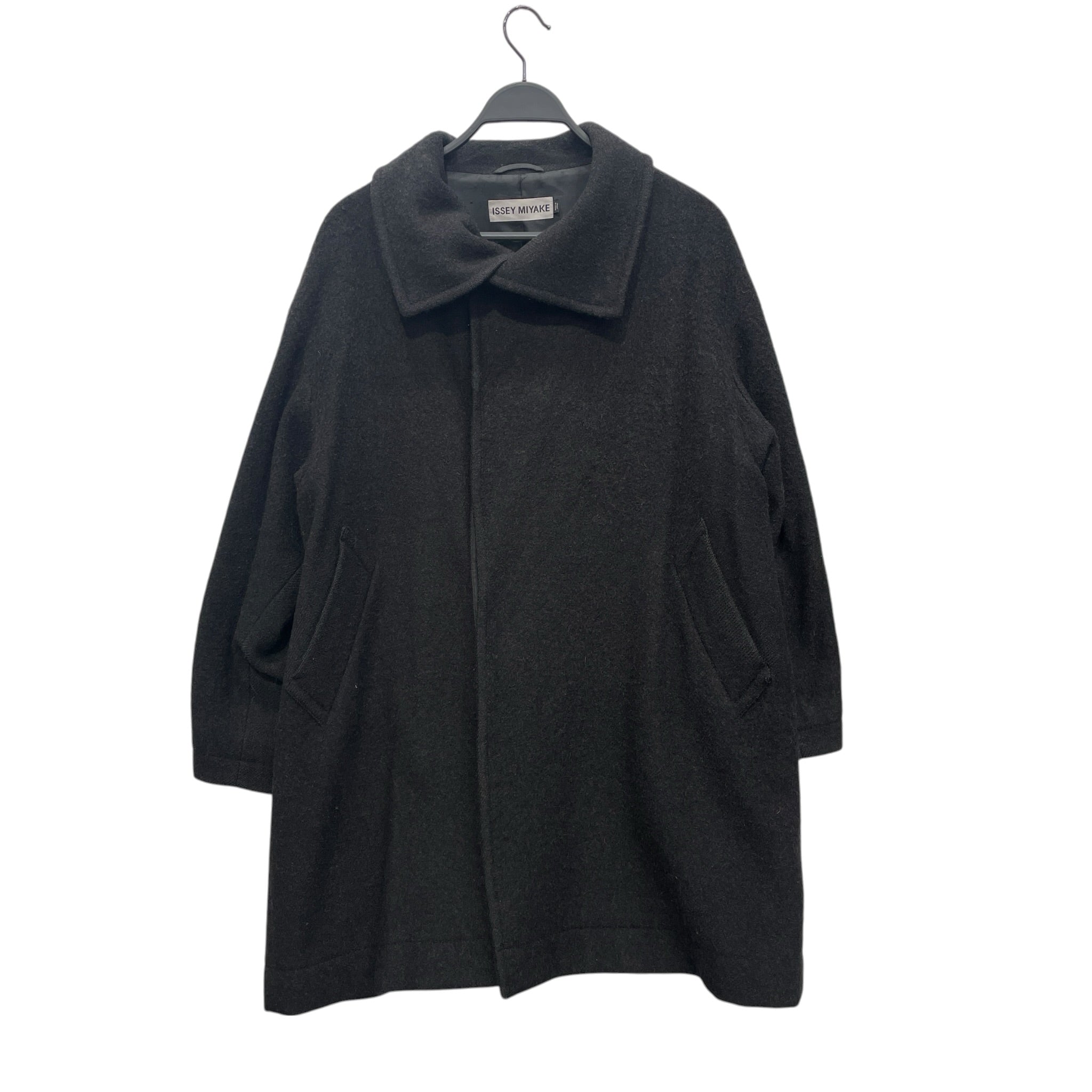 ISSEY MIYAKE/Jacket/3/Wool/GRY/ROCKPEARLBUTTON view 1