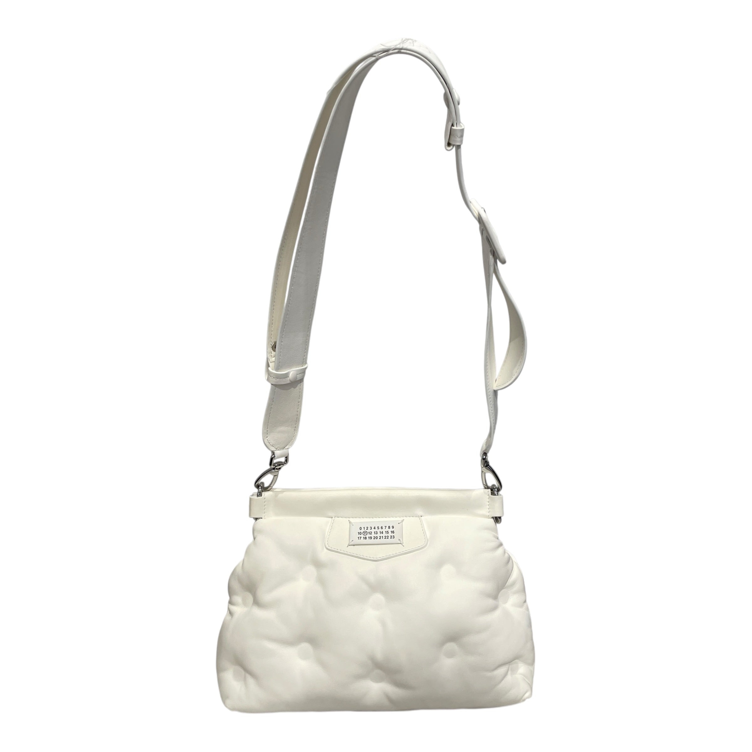 Maison Margiela/Cross Body Bag/Leather/WHT/GLAM SLAM QUILTED PUFFY BAG view 1