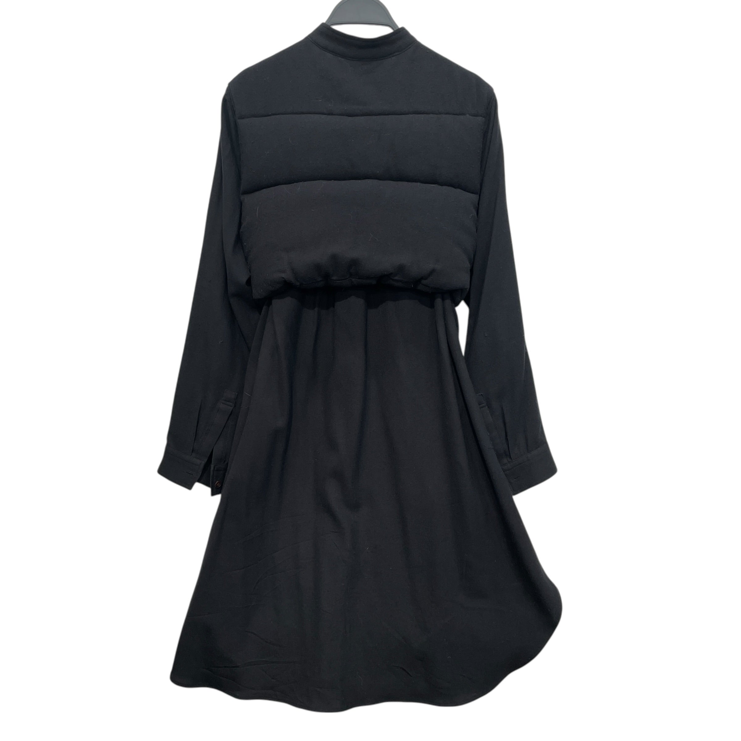 YOHJI YAMAMOTO/Trench Coat/Wool/BLK/TRENCH W PUFFER VEST view 2