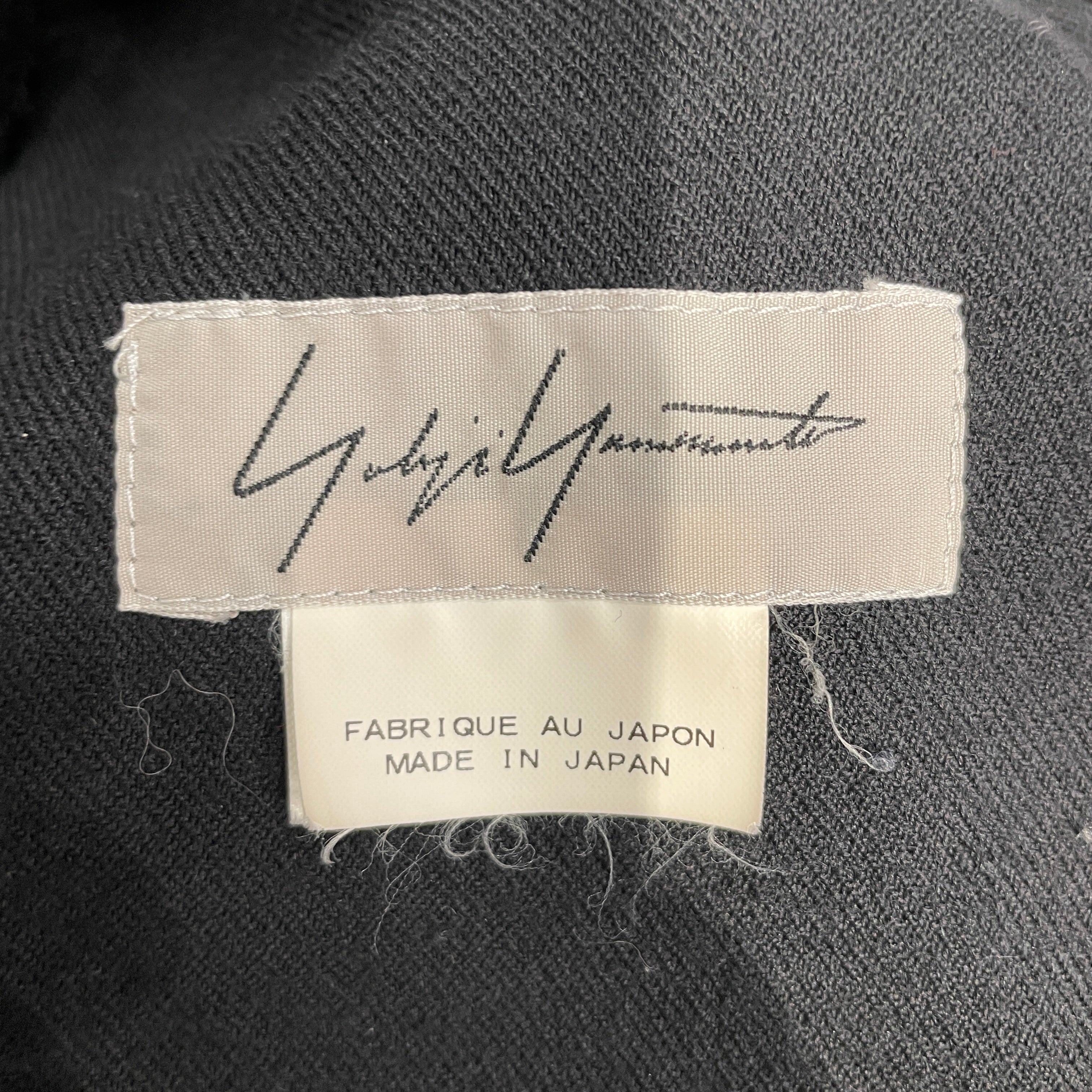 YOHJI YAMAMOTO/Trench Coat/Wool/BLK/TRENCH W PUFFER VEST view 3