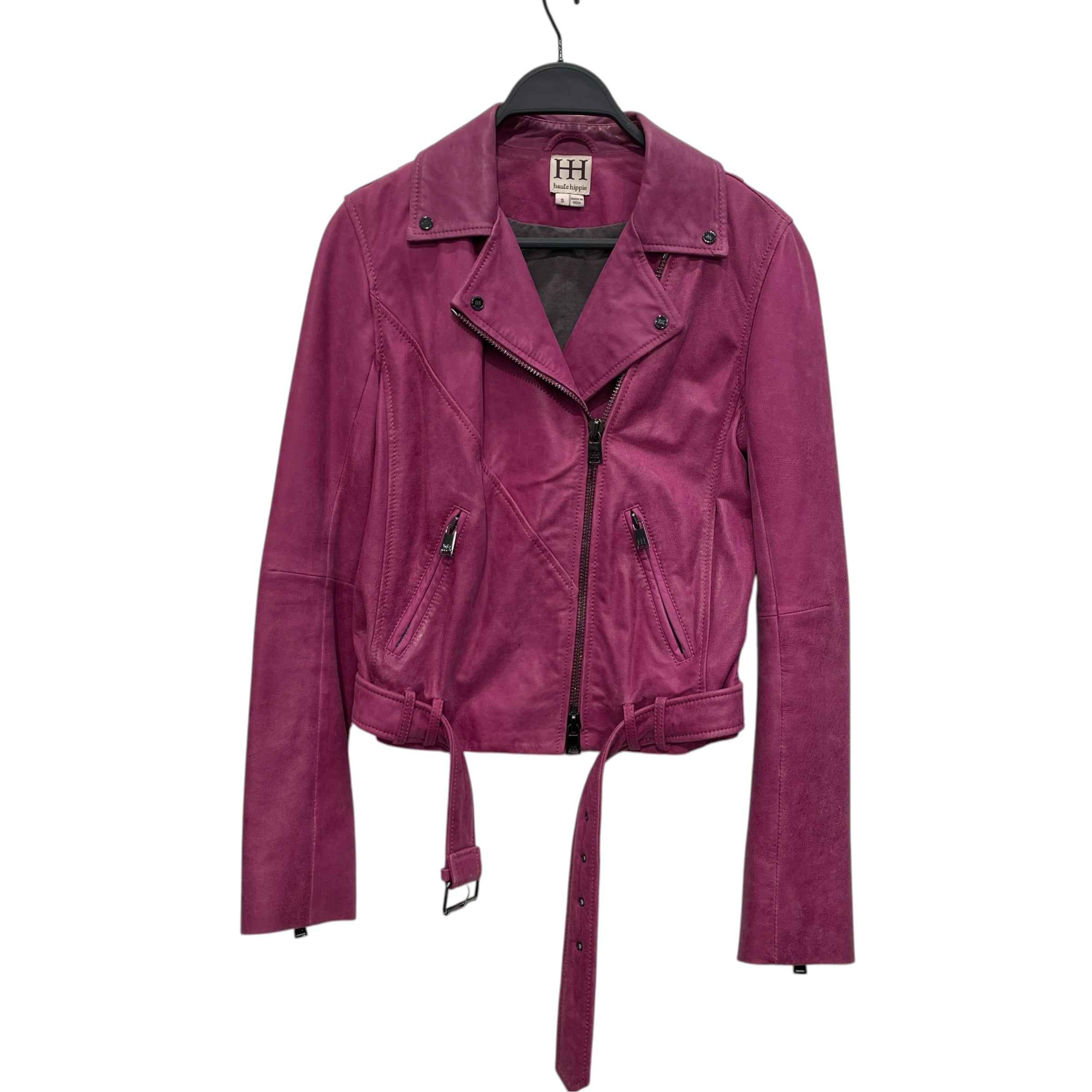 Haute Hippie/Riders Jkt (W)/S/Leather/PPL/PPL BIKER JACKET view 1