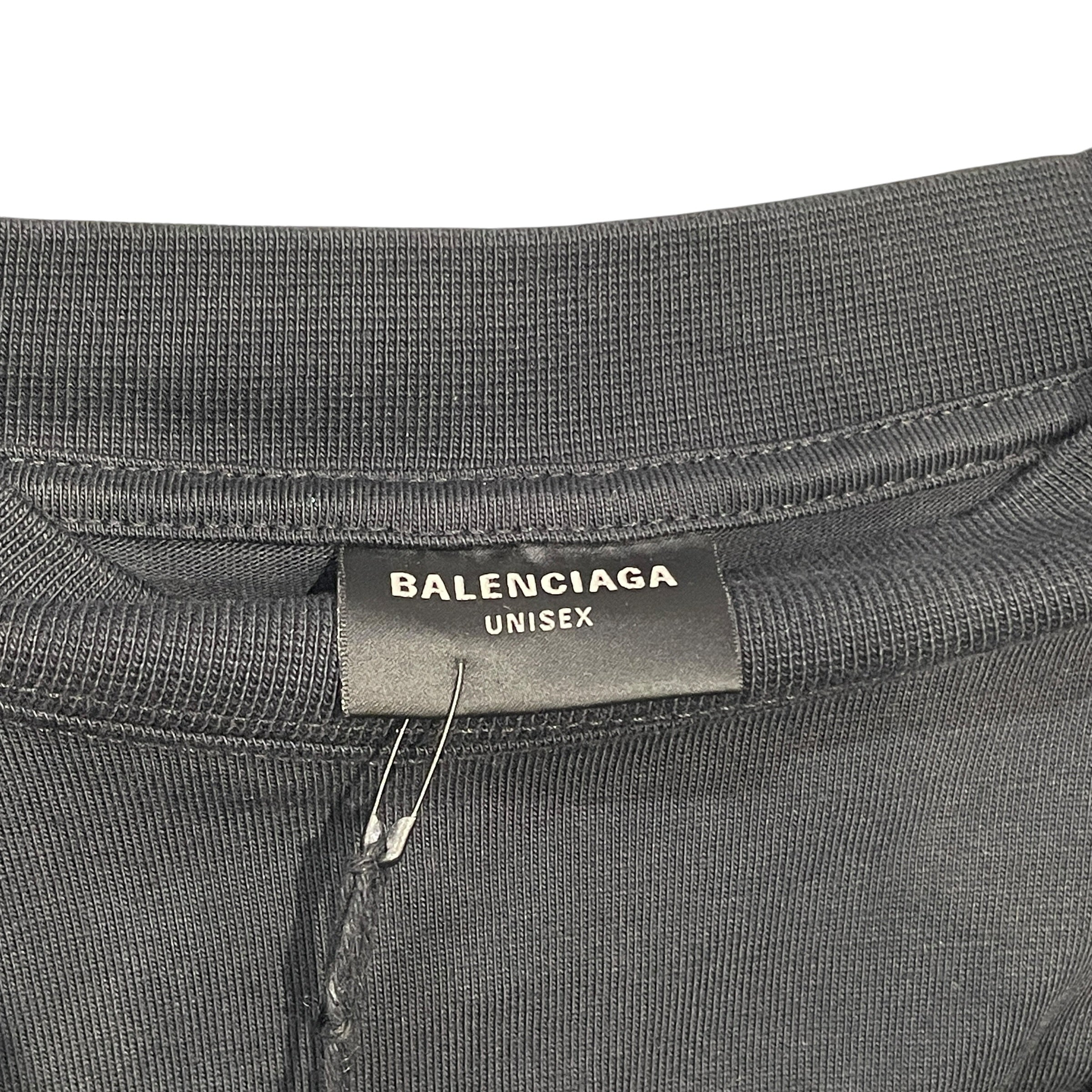 BALENCIAGA/T-Shirt/4/Cotton/BLK/INCOGNITO TSHIRT view 3