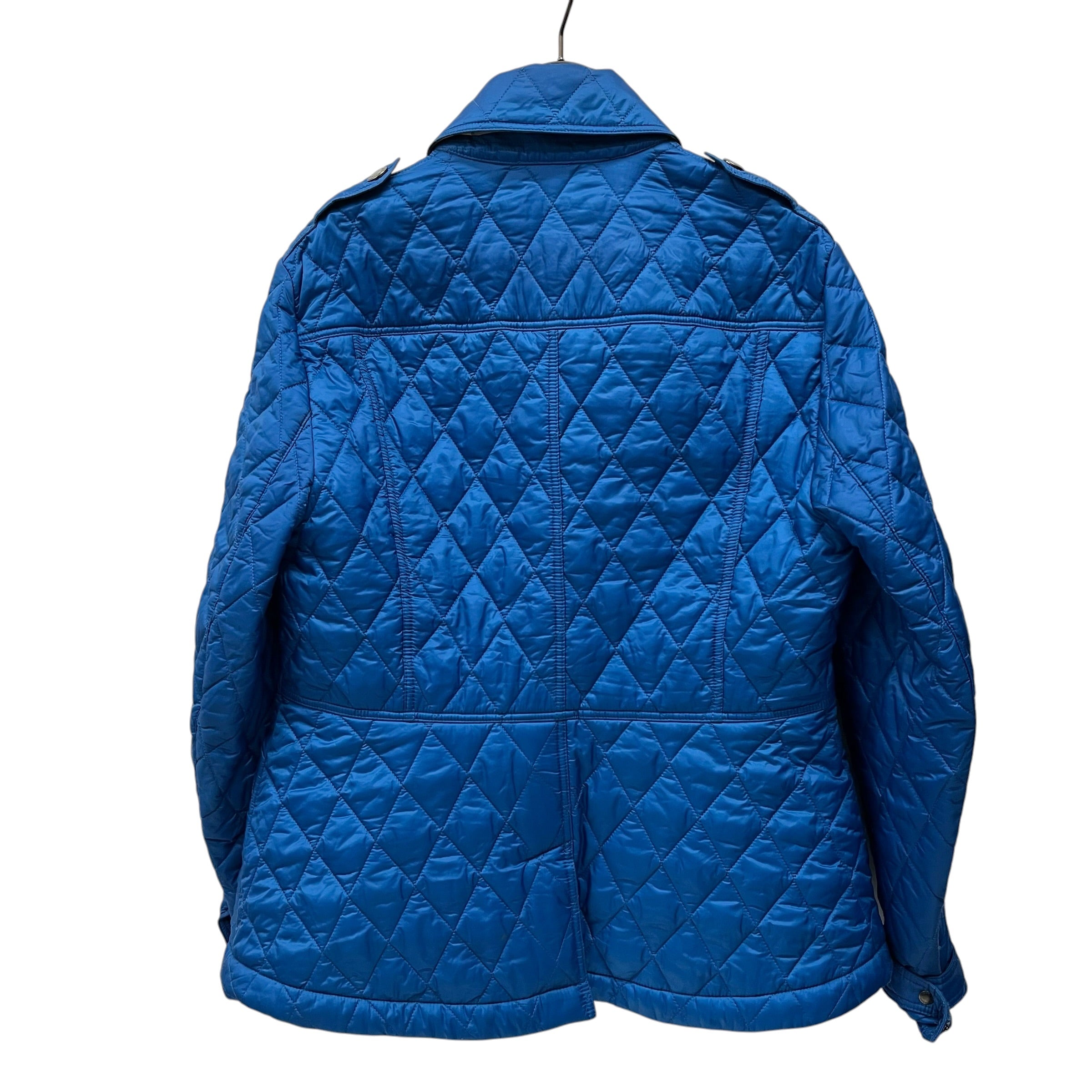 BURBERRY BRIT/Jacket/L/BLU/QUILTED COLLAR view 2