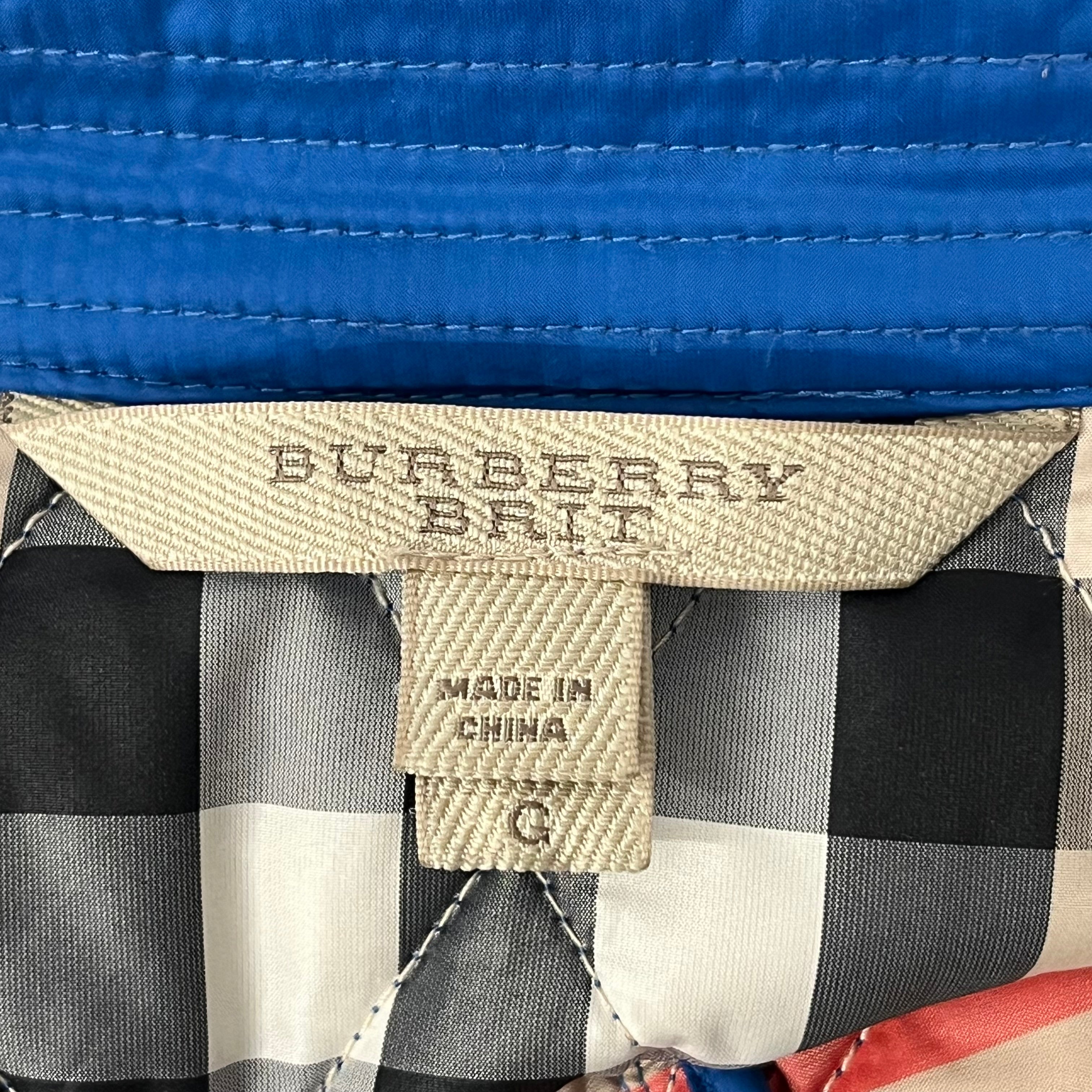 BURBERRY BRIT/Jacket/L/BLU/QUILTED COLLAR view 3