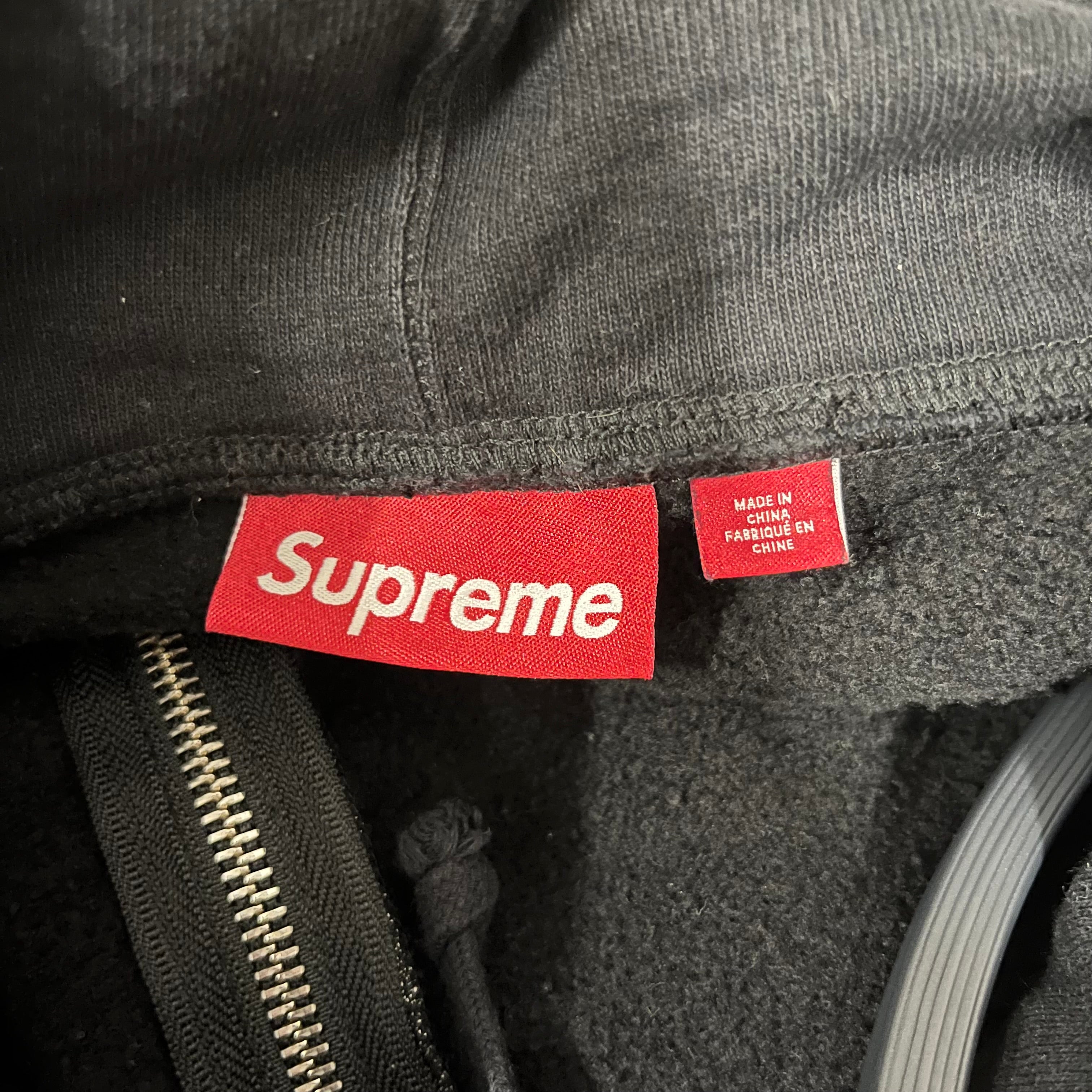 Supreme/Zip Up Hoodie/L/Cotton/BLK/DJ SCREW view 5