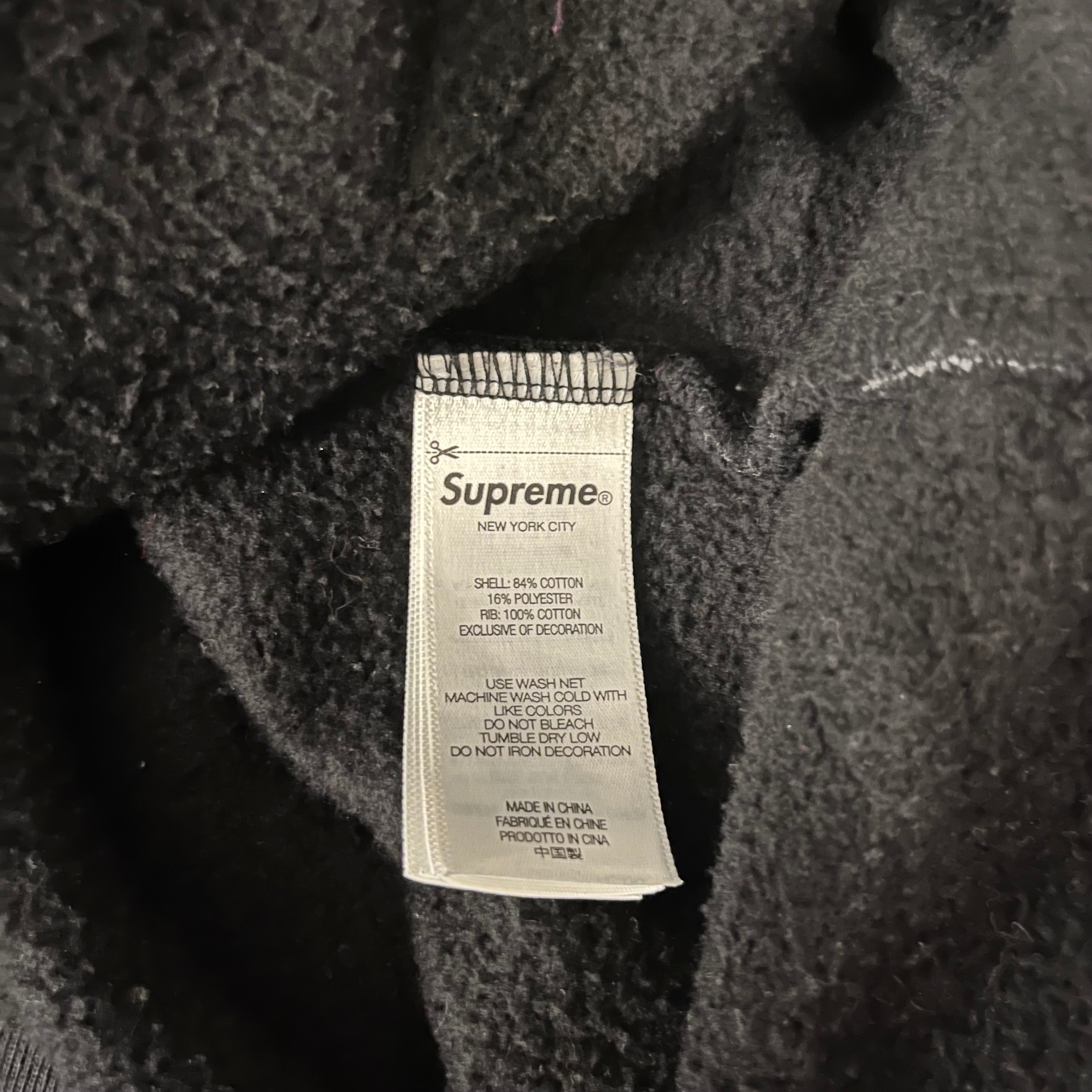 Supreme/Zip Up Hoodie/L/Cotton/BLK/DJ SCREW view 6