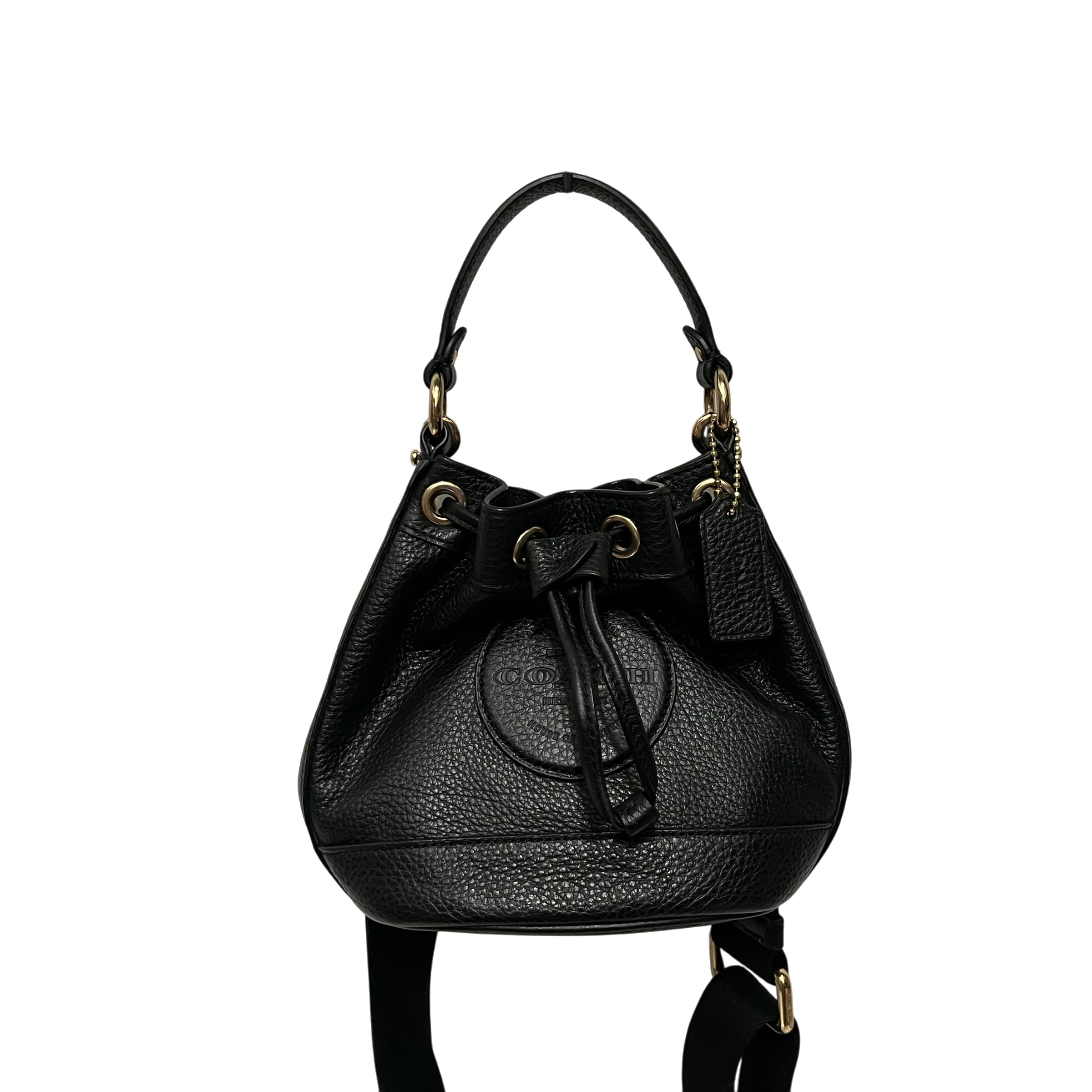 COACH/Cross Body Bag/Leather/BLK/MINI DEMPSEY view 2