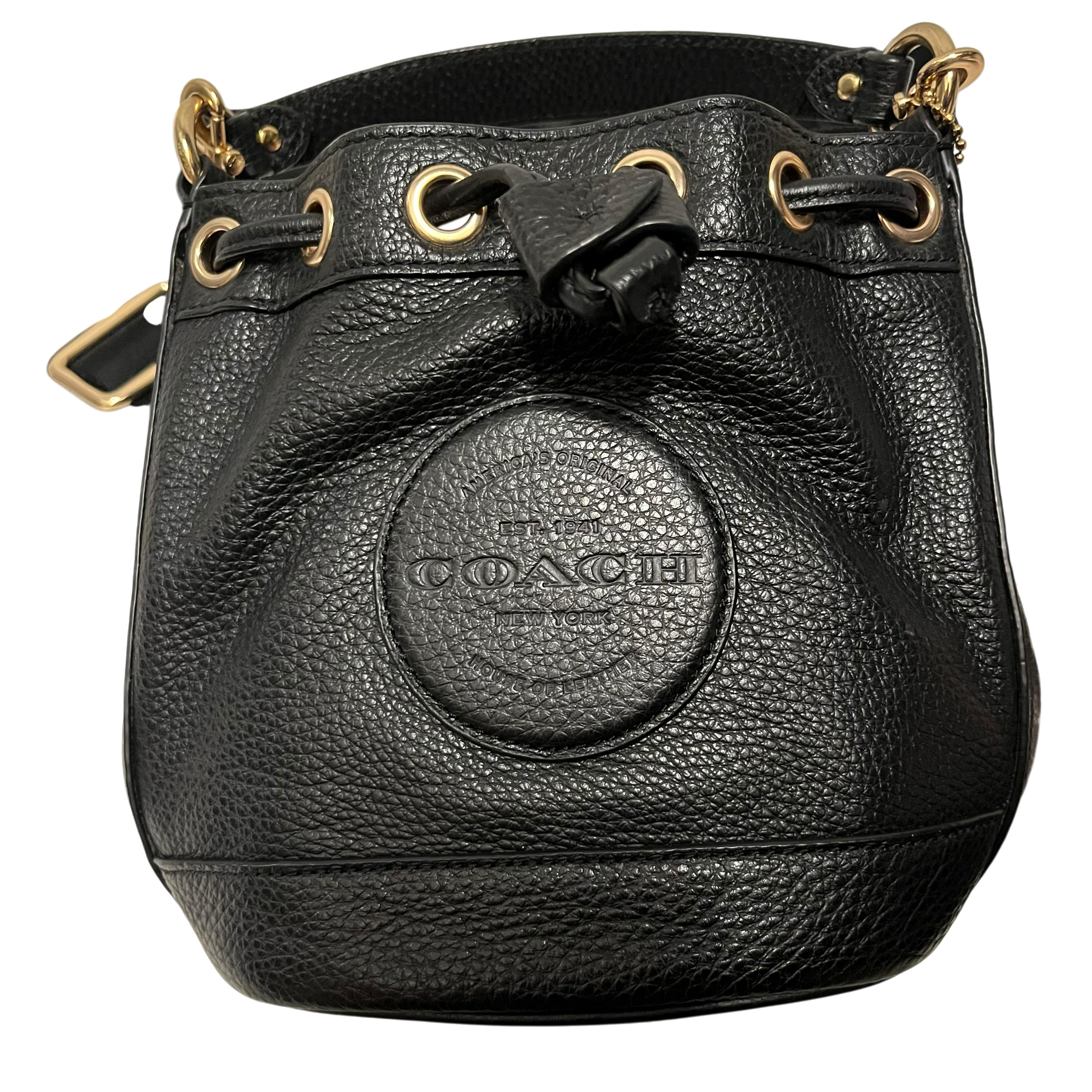 COACH/Cross Body Bag/Leather/BLK/MINI DEMPSEY view 4