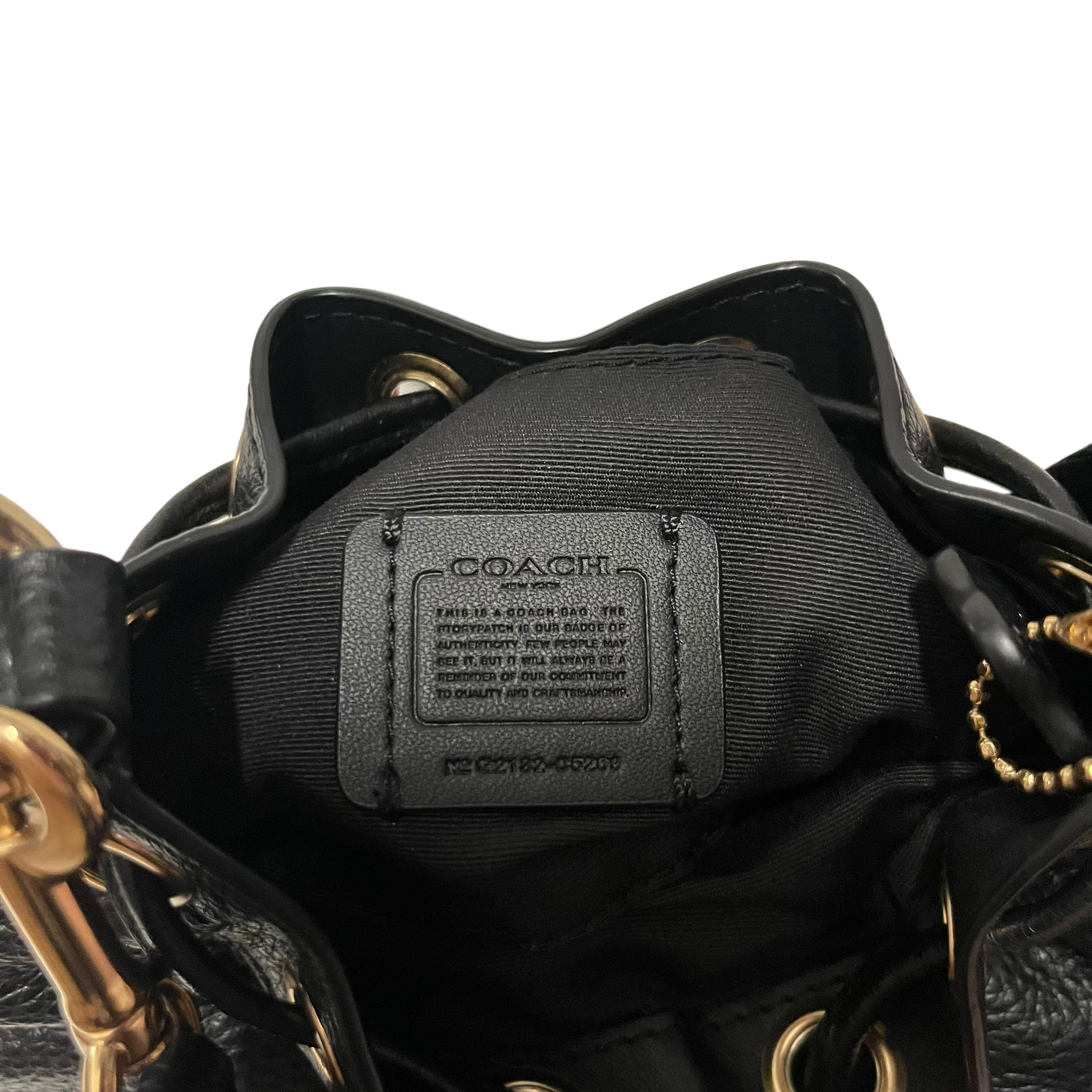 COACH/Cross Body Bag/Leather/BLK/MINI DEMPSEY view 5