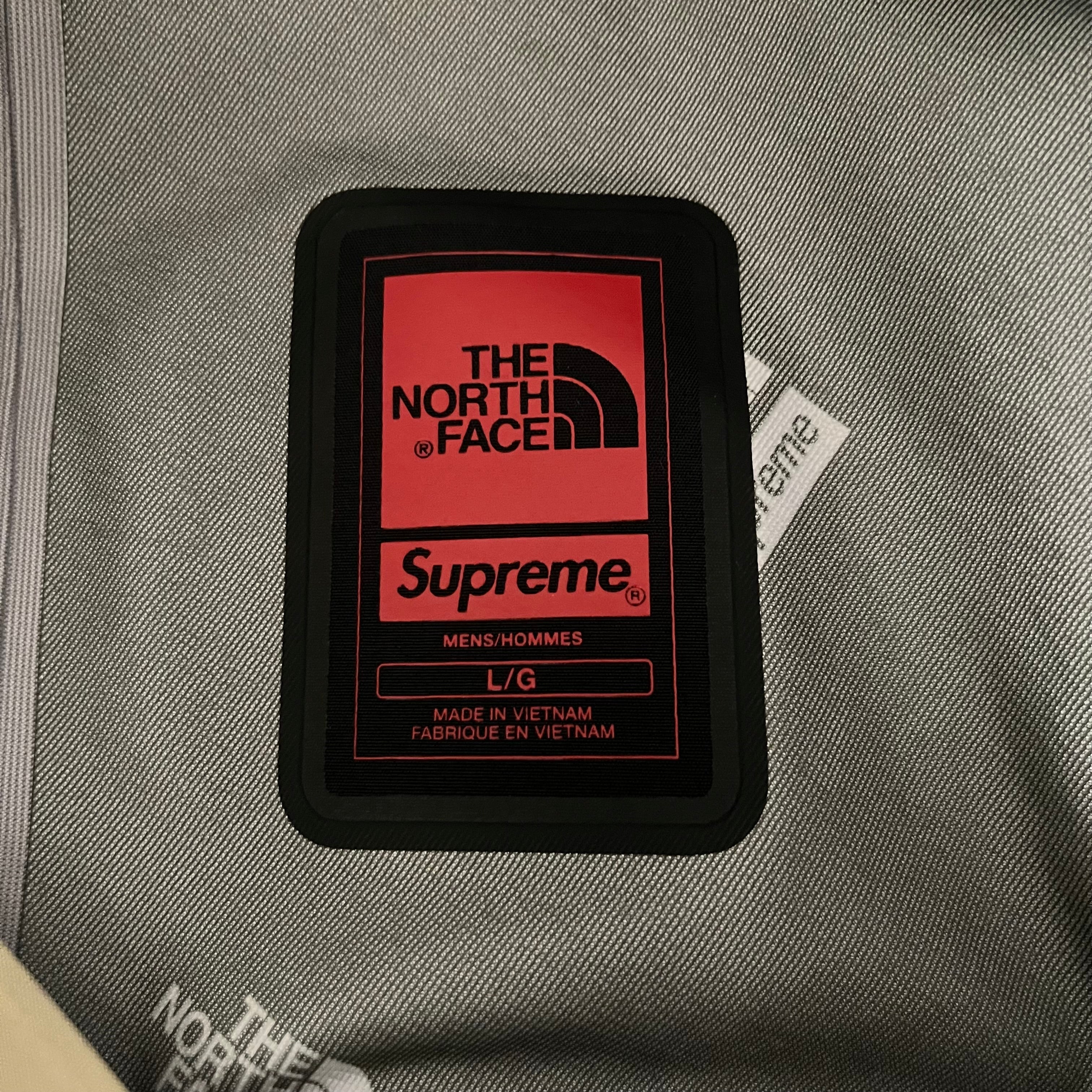 Supreme/THE NORTH FACE/Windbreaker/L/Nylon/PPL/split taped shell beige view 6
