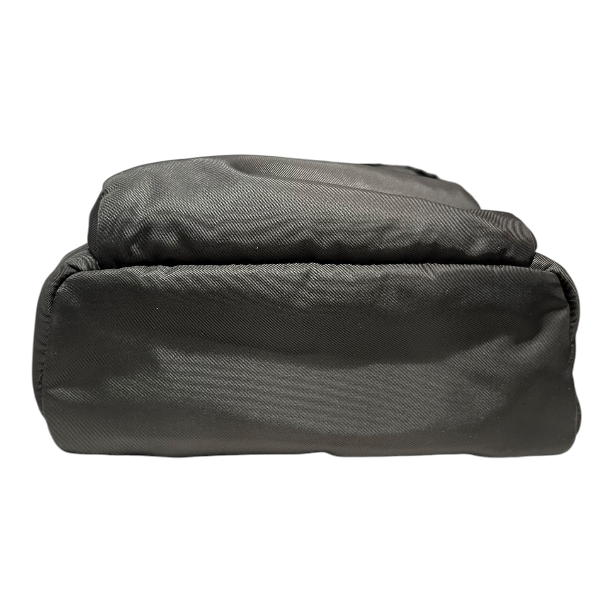 PRADA/Backpack/Nylon/GRY/Re-Nylon and Saffiano Backpack view 4