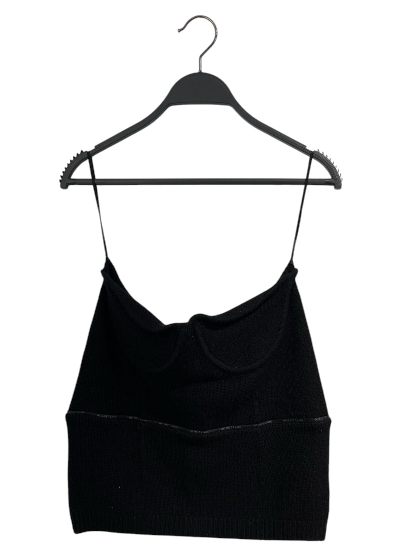 Helmut Lang/Camisole/L/Cotton/BLK/TUBE TOP LOGO BAND view 1
