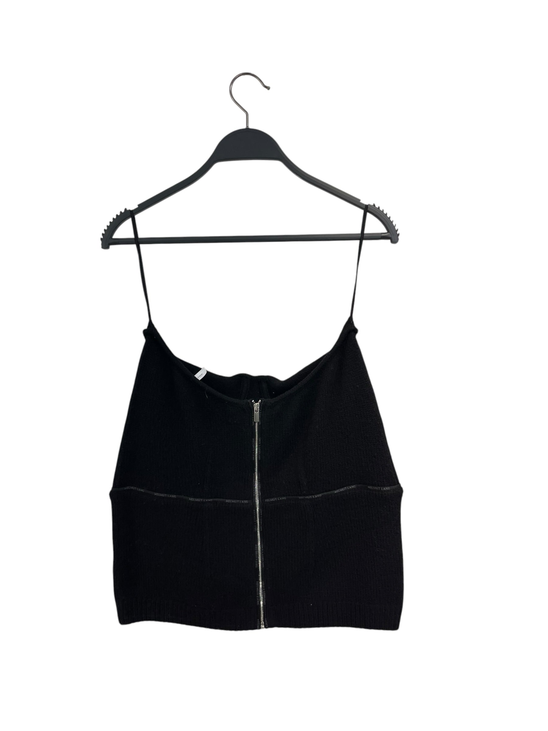 Helmut Lang/Camisole/L/Cotton/BLK/TUBE TOP LOGO BAND view 2