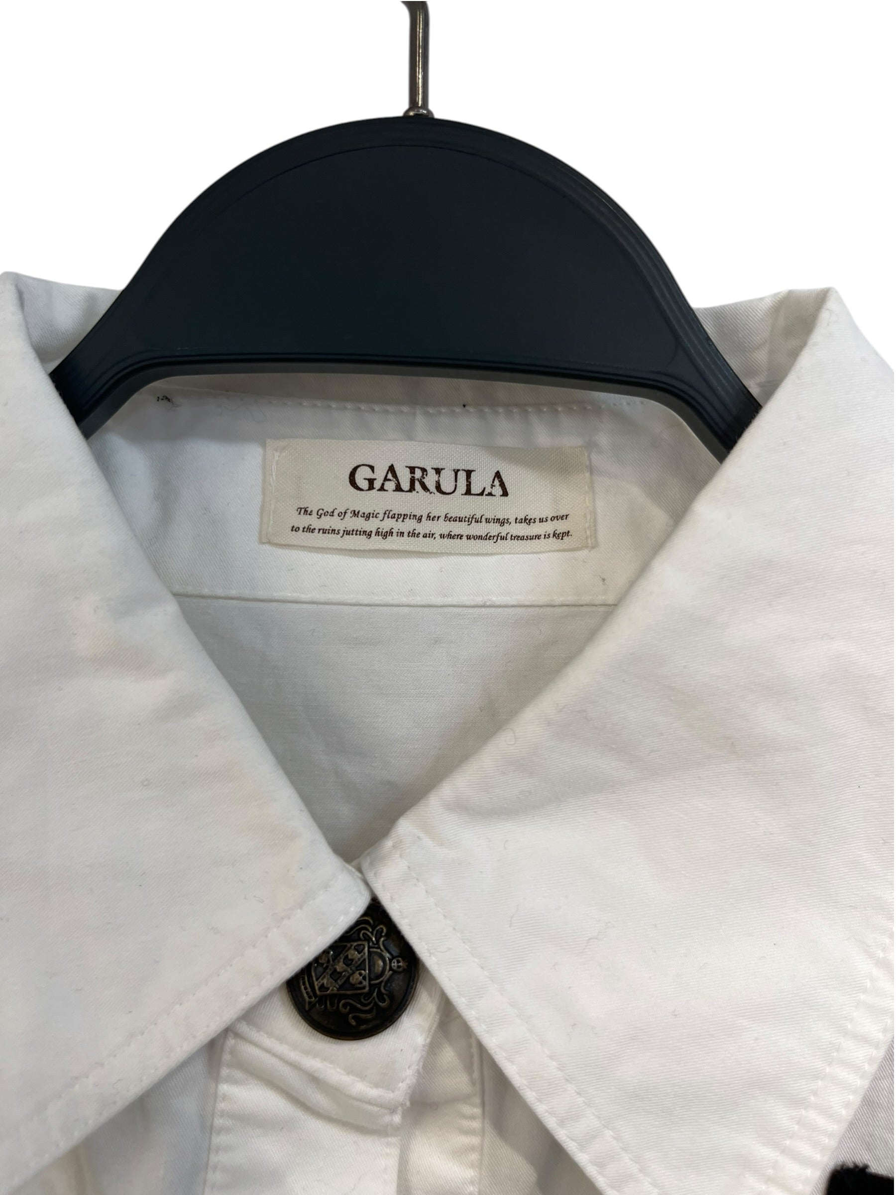 GARULA/LS Shirt/M/Cotton/WHT/ view 3