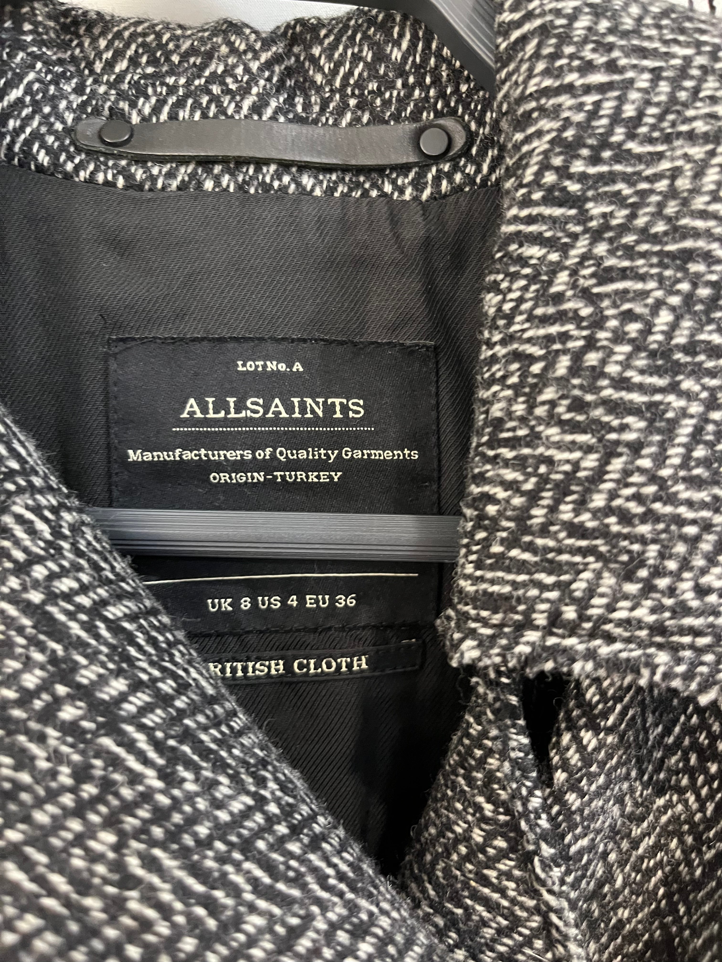 ALLSAINTS/Jacket/4/Cotton/BLK/sinal biker view 3