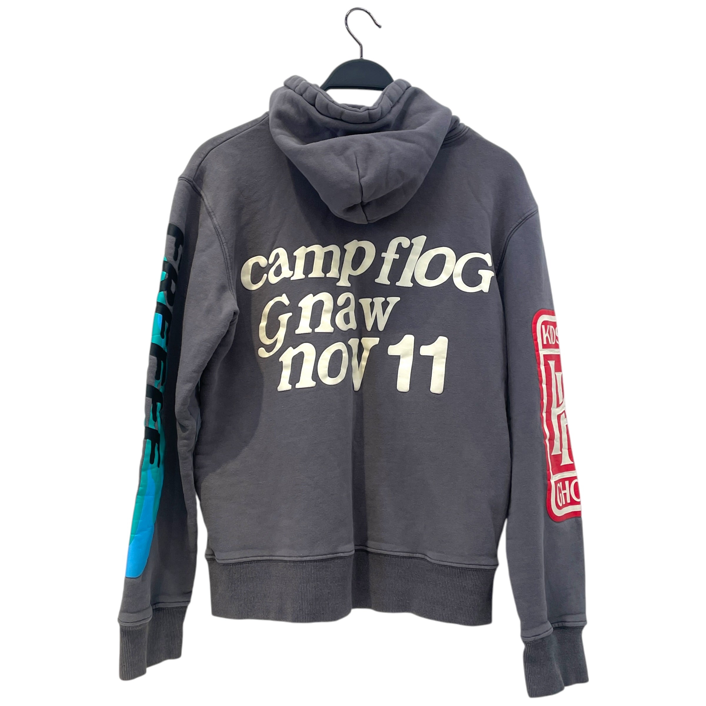 KIDS SEE GHOSTS/Hoodie/M/Cotton/GRY/ view 2