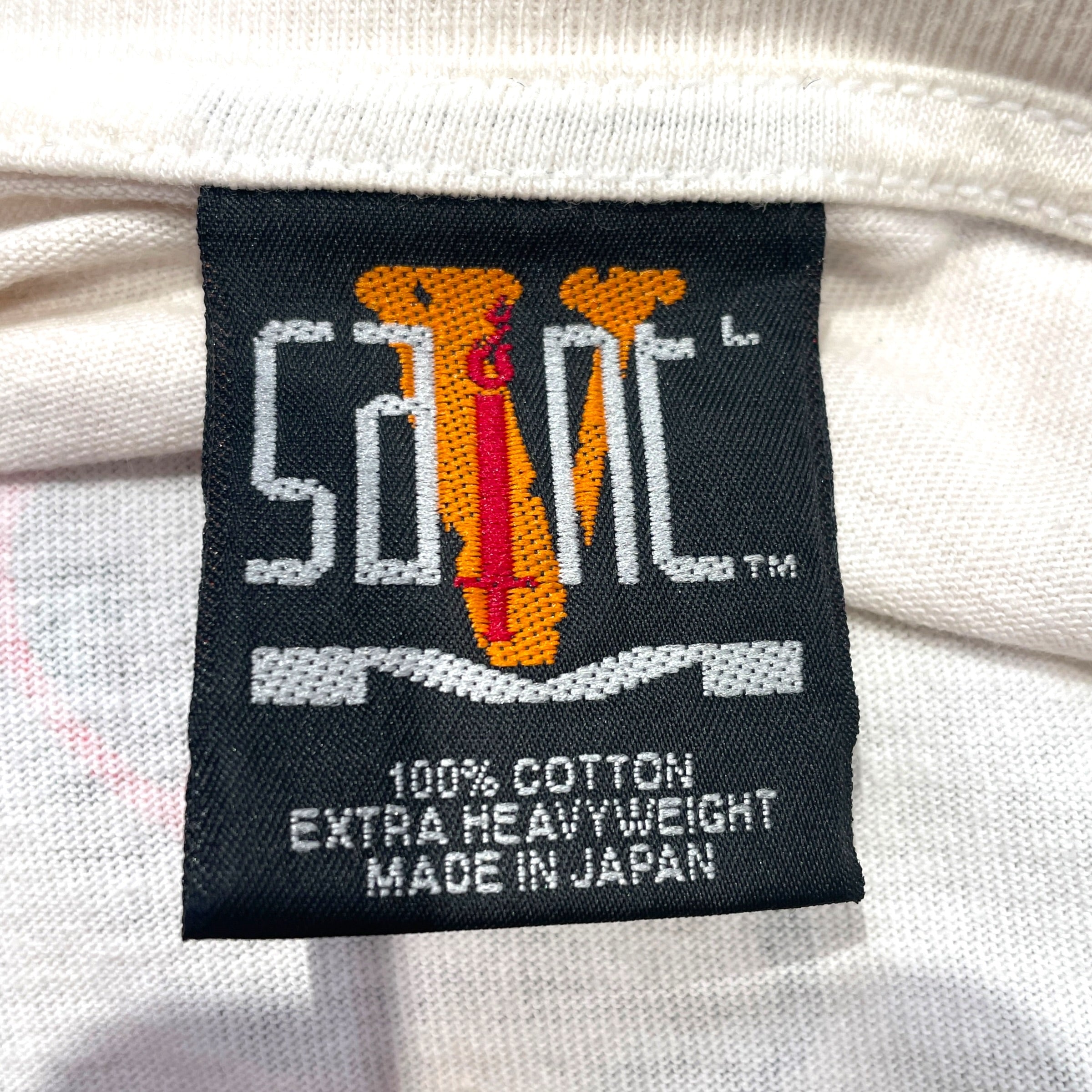 SAINT MICHAEL/VLONE/LS T-Shirt/L/Cotton/WHT/No Cap view 3