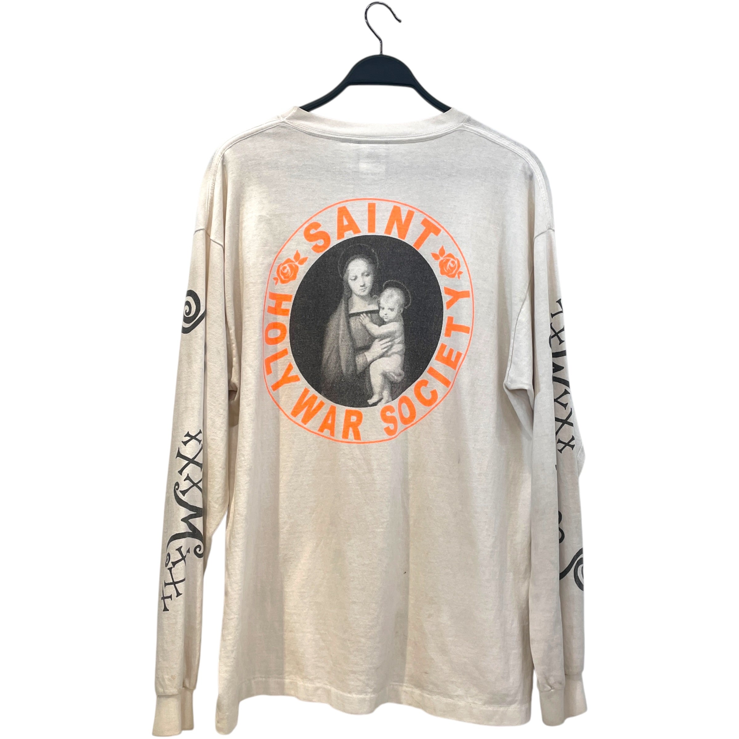 SAINT MICHAEL/LS T-Shirt/L/Cotton/WHT/ view 2