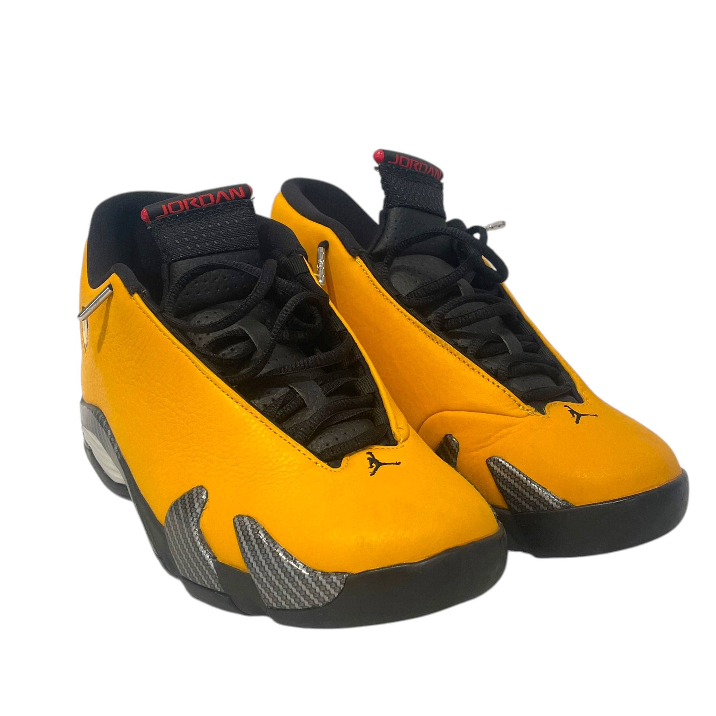 NIKE/AIR JORDAN 14 RETRO/Low-Sneakers/US 8.5/YEL/BQ3685-706 view 1