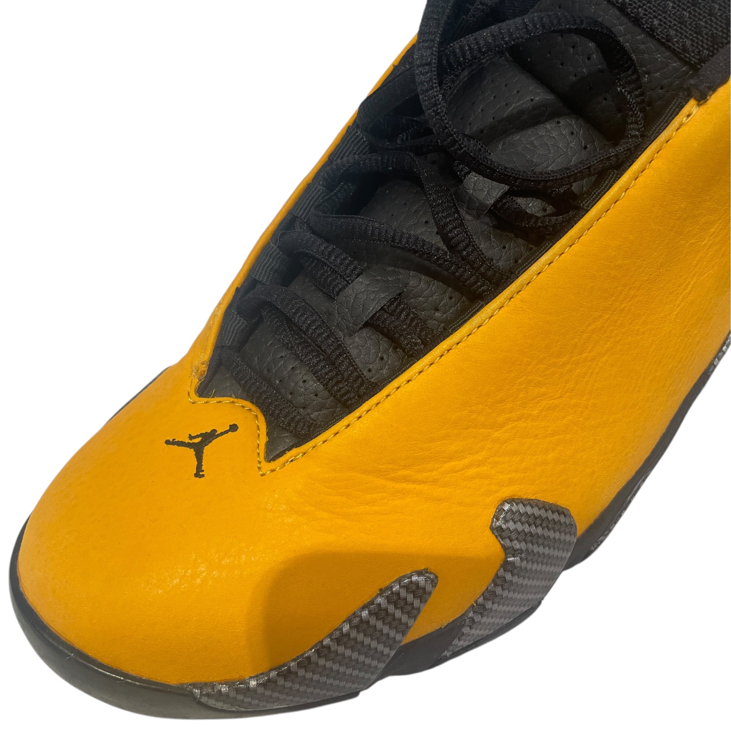 NIKE/AIR JORDAN 14 RETRO/Low-Sneakers/US 8.5/YEL/BQ3685-706 view 4