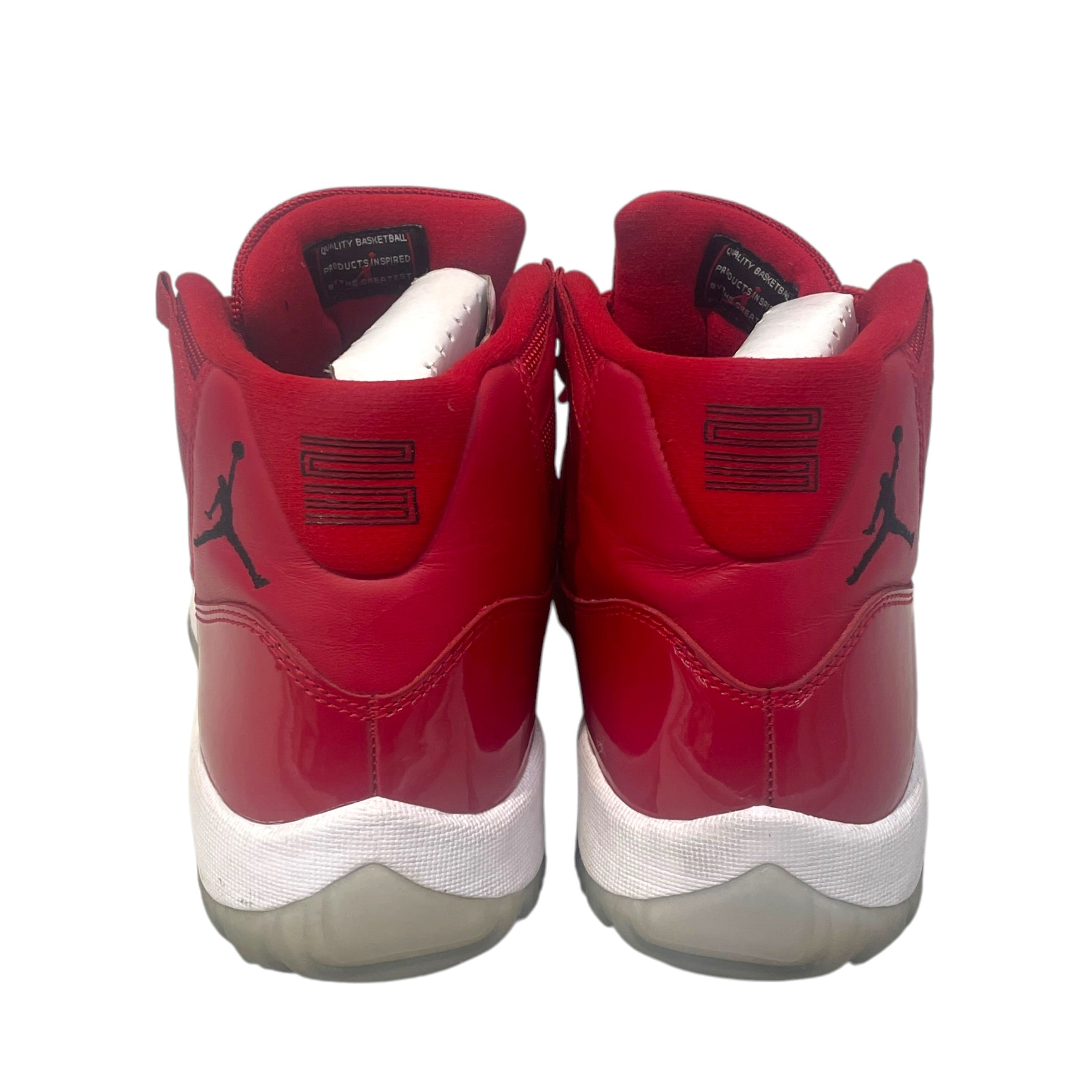 NIKE/AIR JORDAN 11 RETRO/Hi-Sneakers/US 8.5/RED/378037-623 view 2