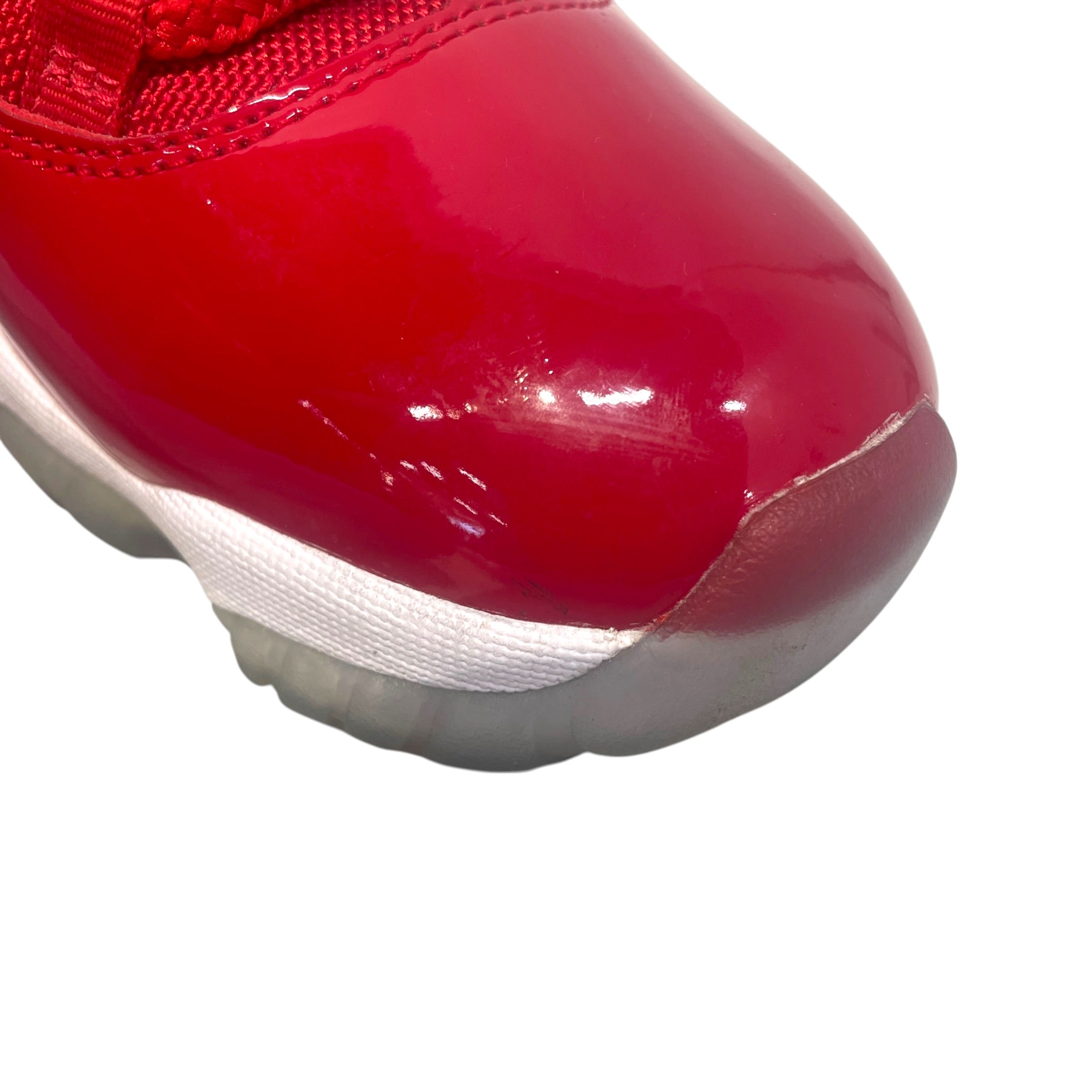NIKE/AIR JORDAN 11 RETRO/Hi-Sneakers/US 8.5/RED/378037-623 view 4