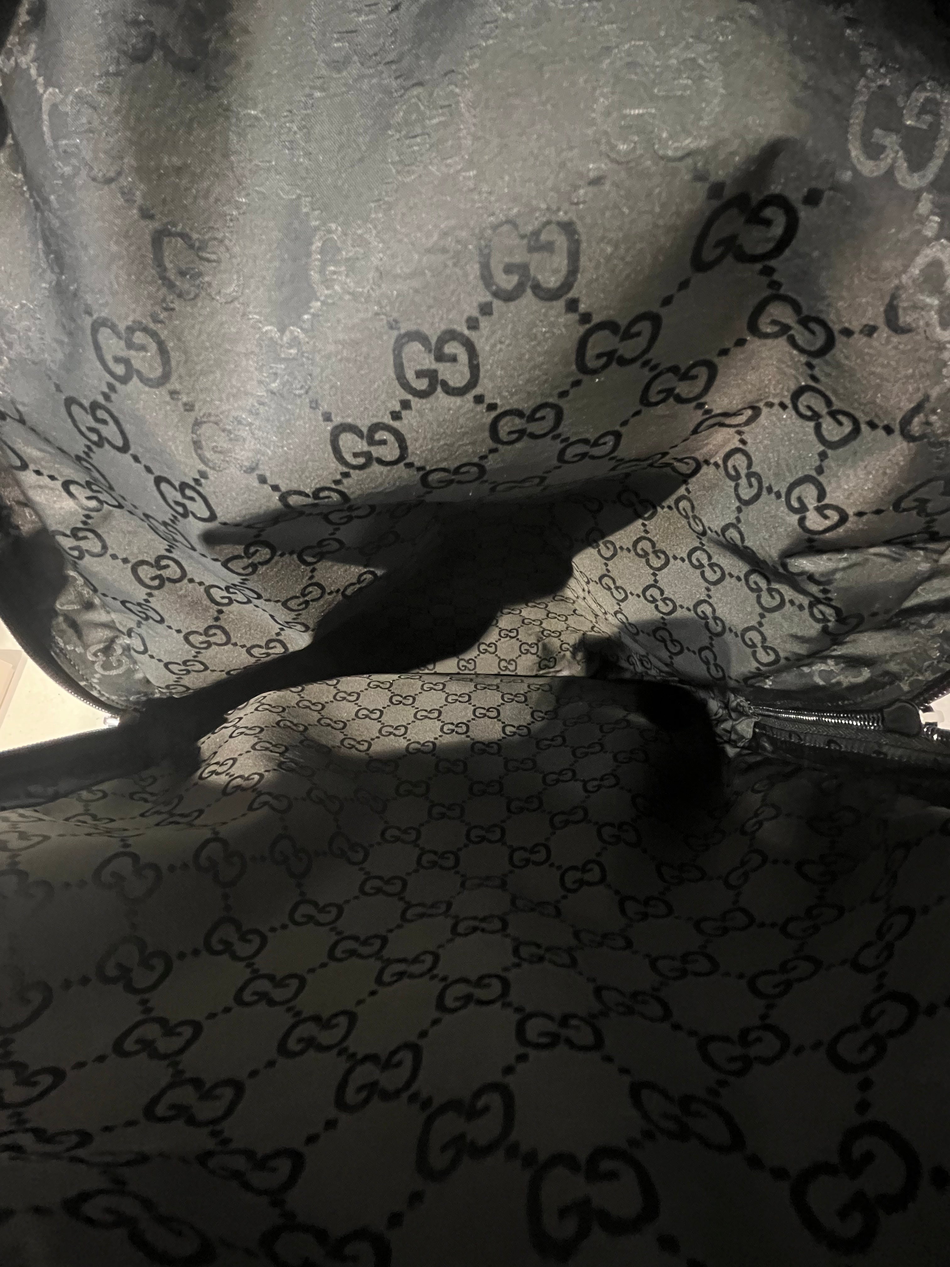GUCCI/Backpack/Monogram/Leather/BLK/792123493075 gg supreme view 6