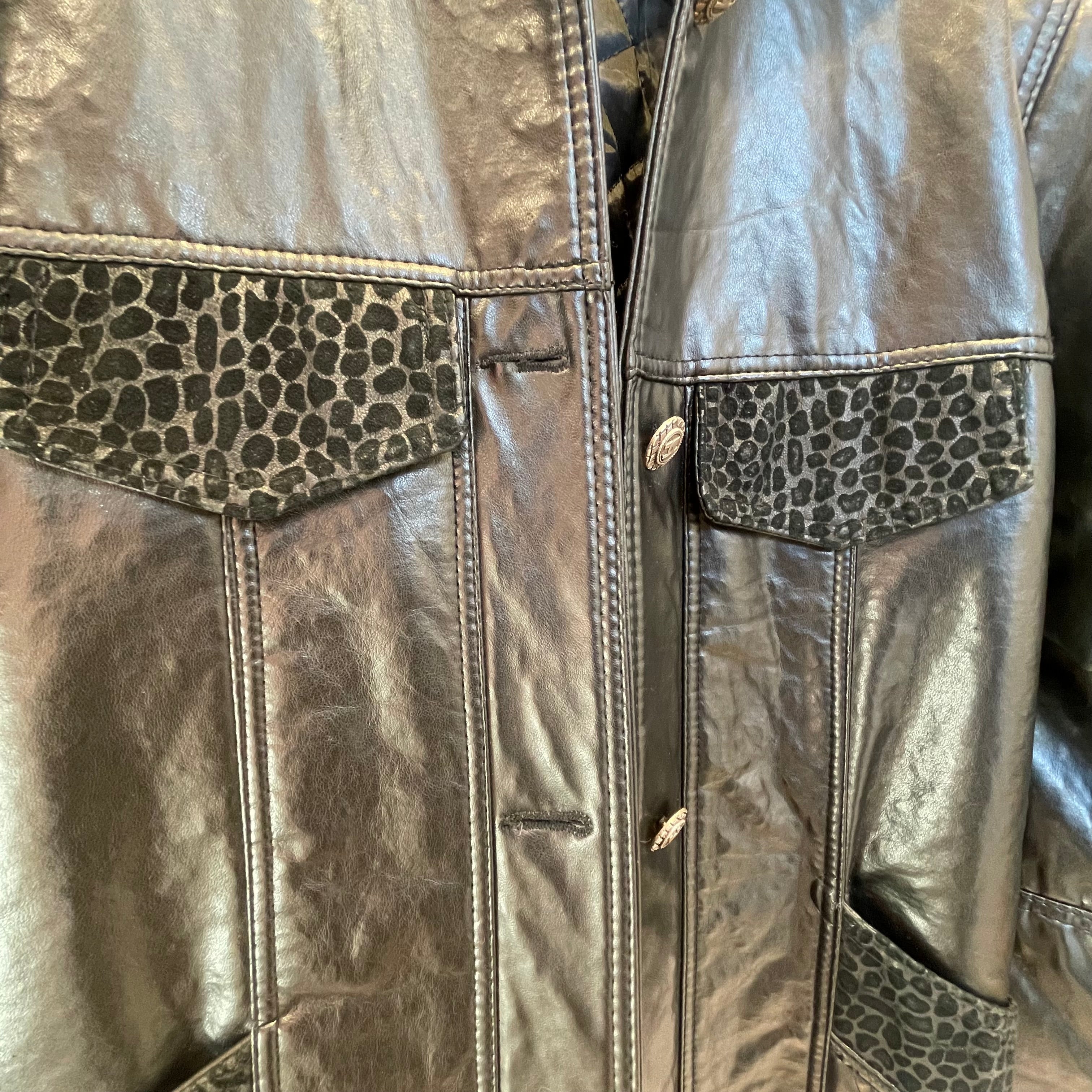 Vakko Collection/Vintage/Jacket/M/Mohair/BLK/all black down jacket view 3