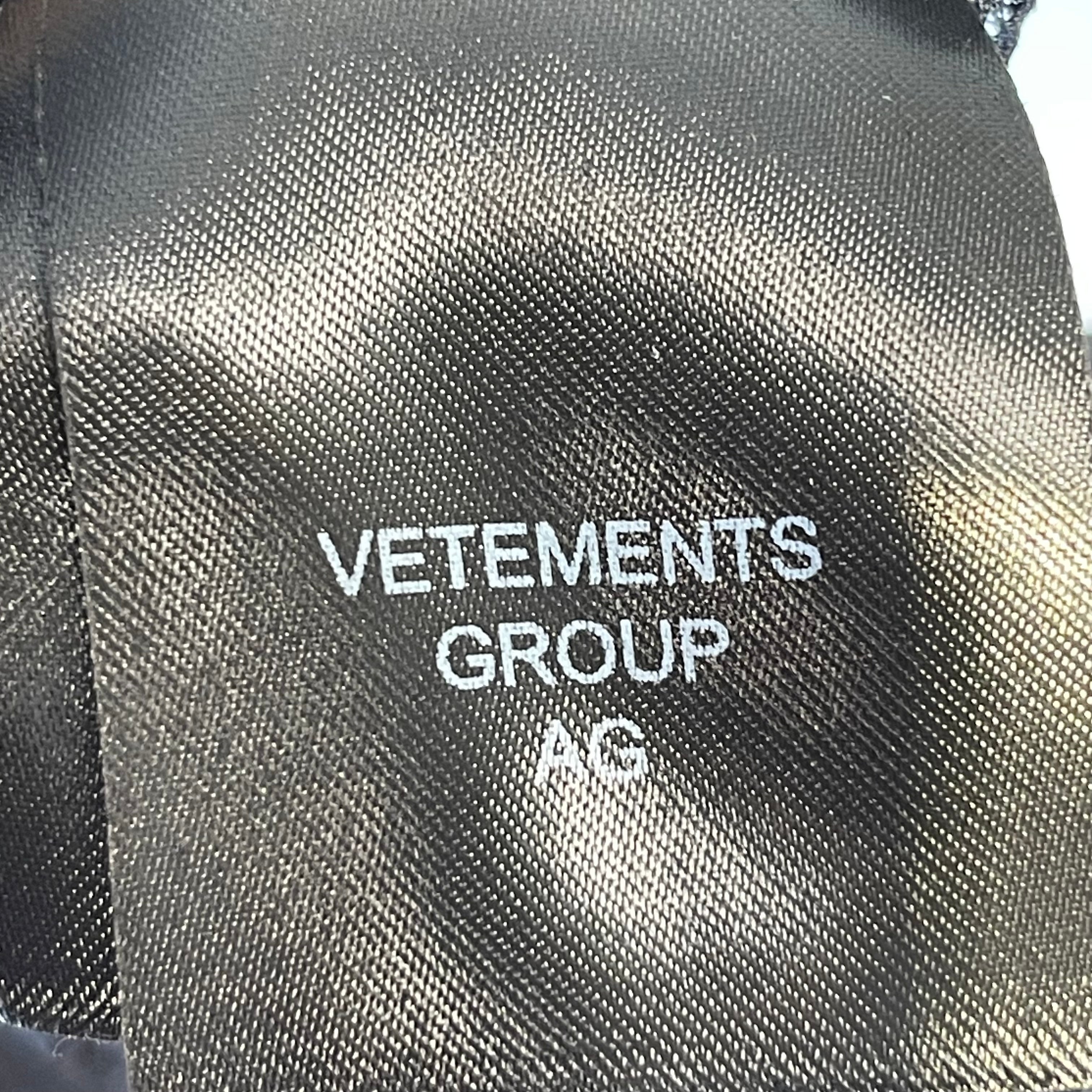 VETEMENTS/Windbreaker/S/Nylon/BLK/UNISEX MESH view 4