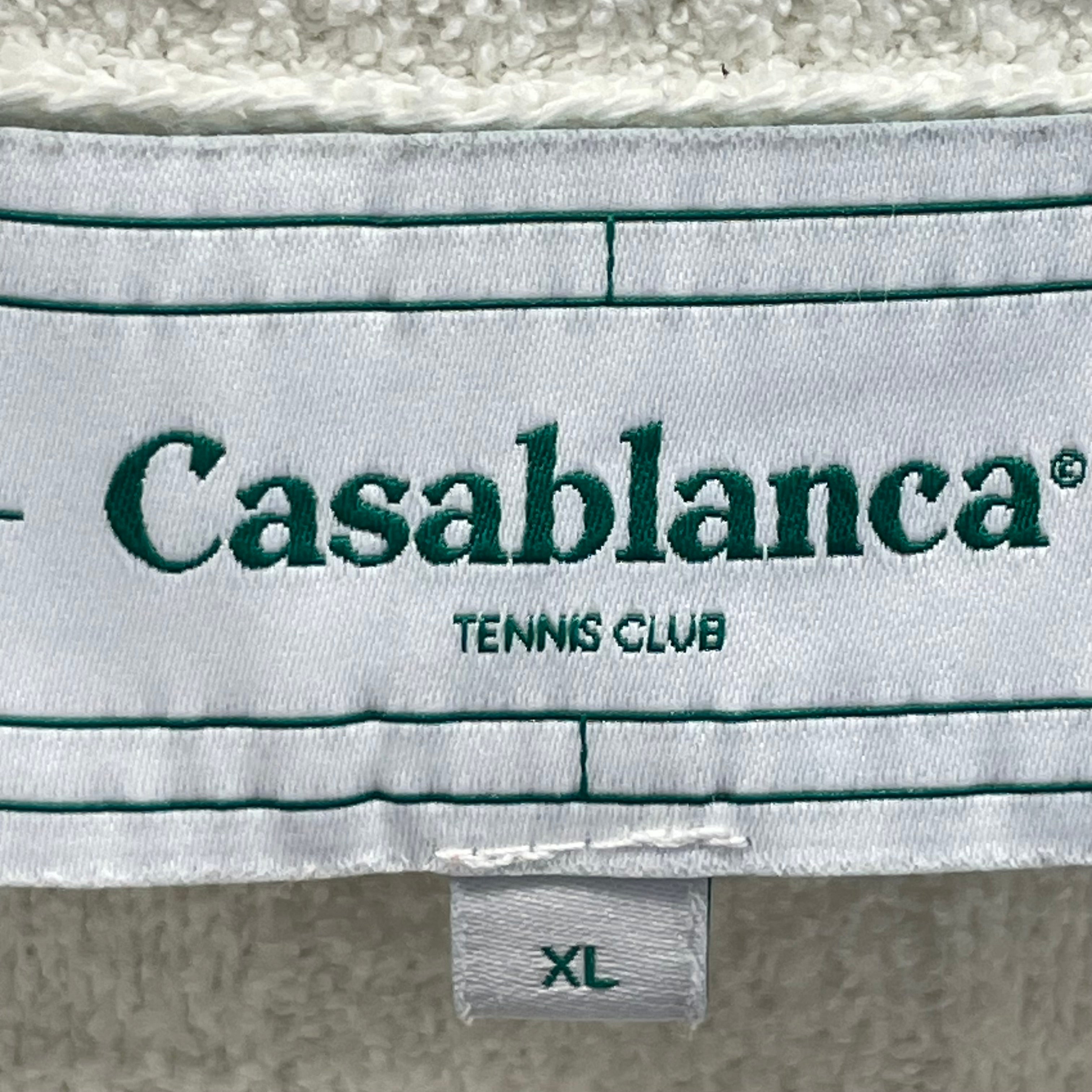 CASABLANCA/T-Shirt/XL/Cotton/CRM/pearl buttons/ check rug view 4