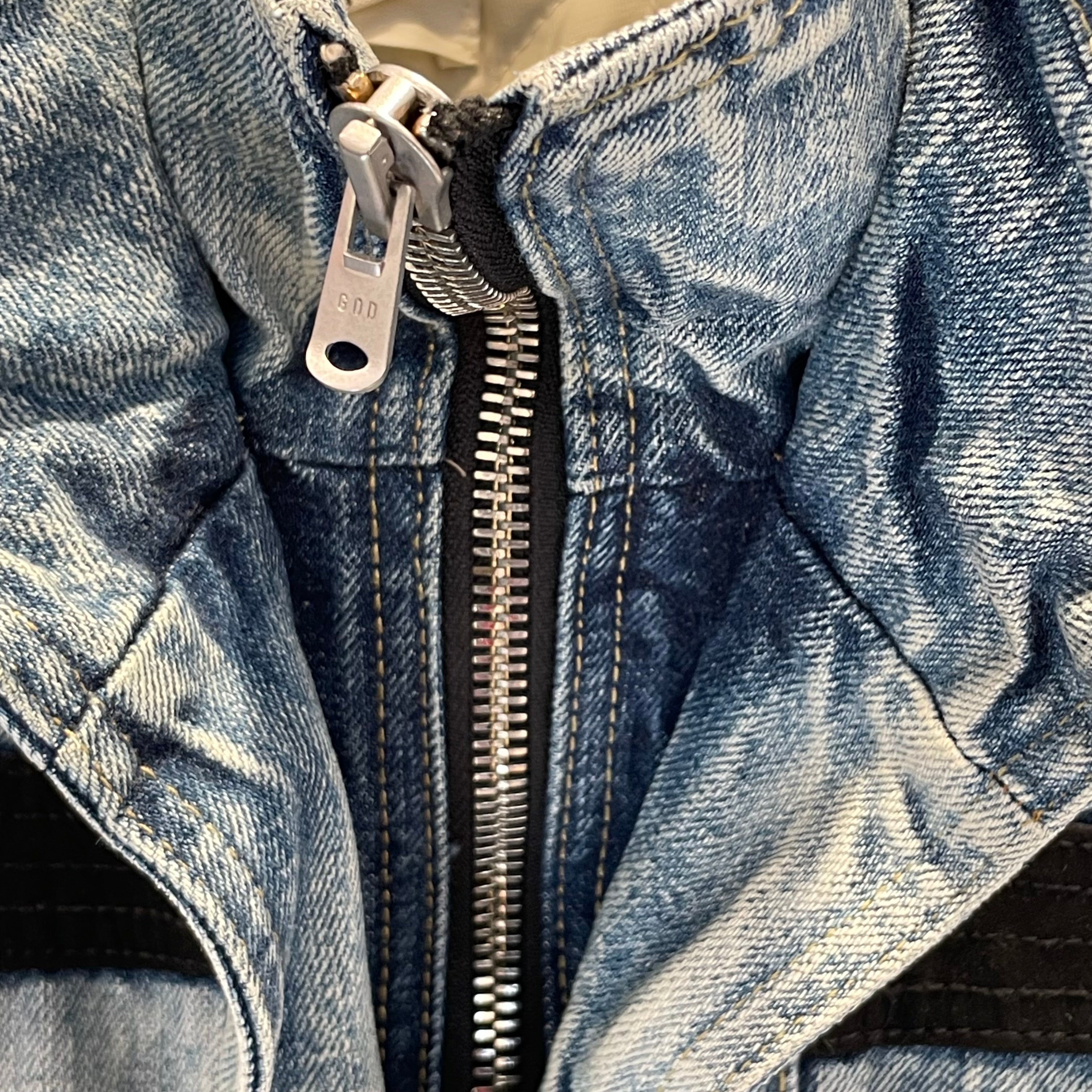 FEAR OF GOD/Denim Jkt/L/Denim/BLU/BLACK STRIPE DENIM view 4