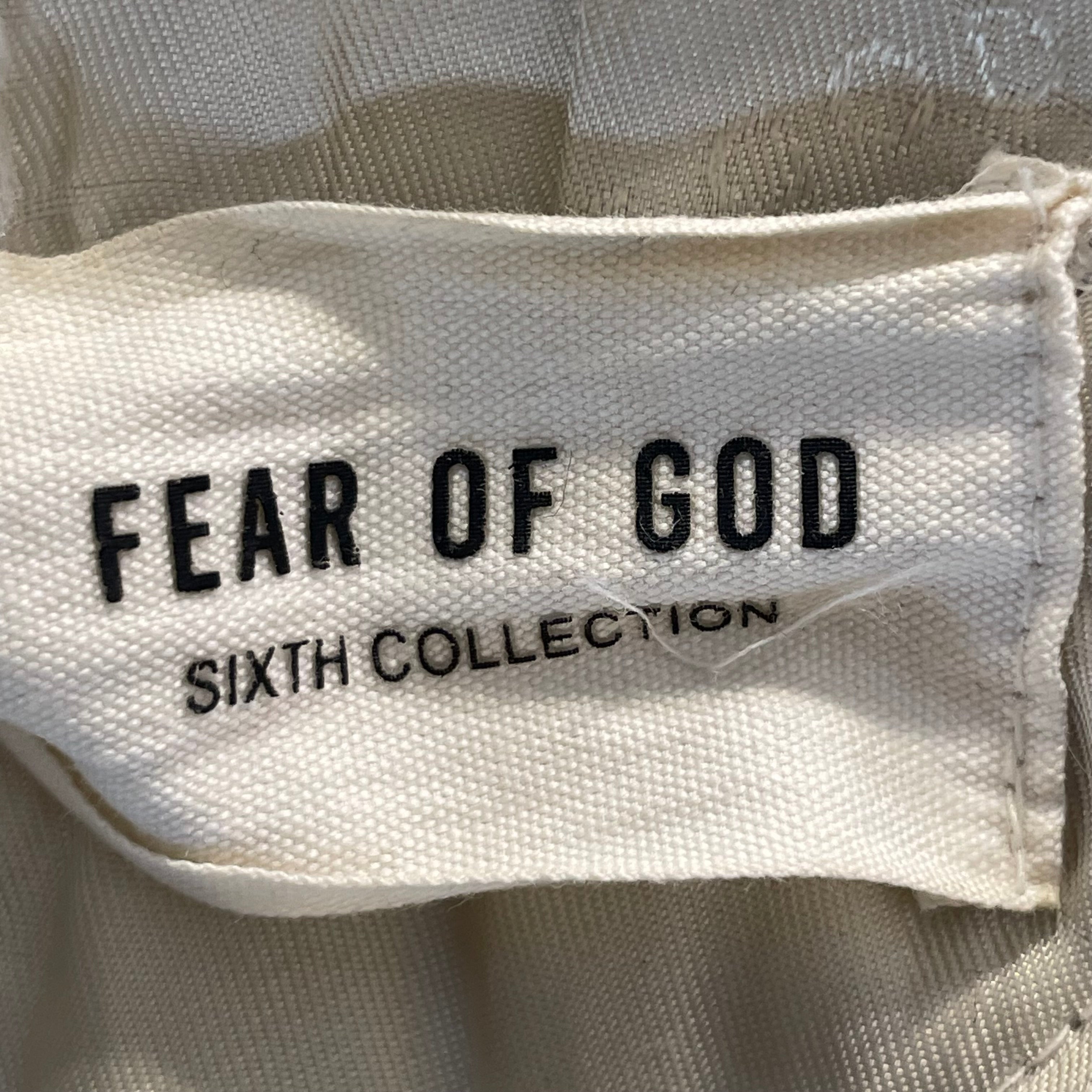 FEAR OF GOD/Denim Jkt/L/Denim/BLU/BLACK STRIPE DENIM view 5
