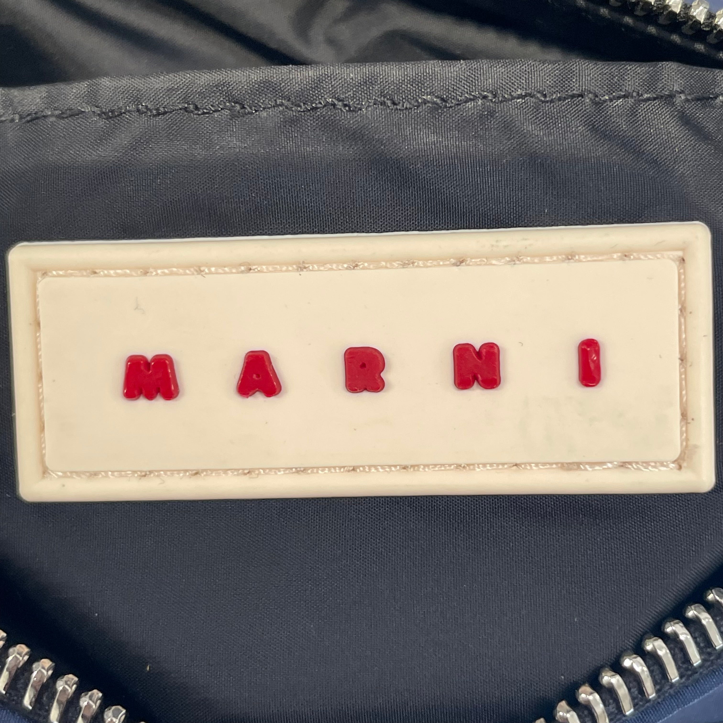 MARNI/Cross Body Bag/Cotton/MLT/brw n blu/m030/p01pr241171/1 view 6
