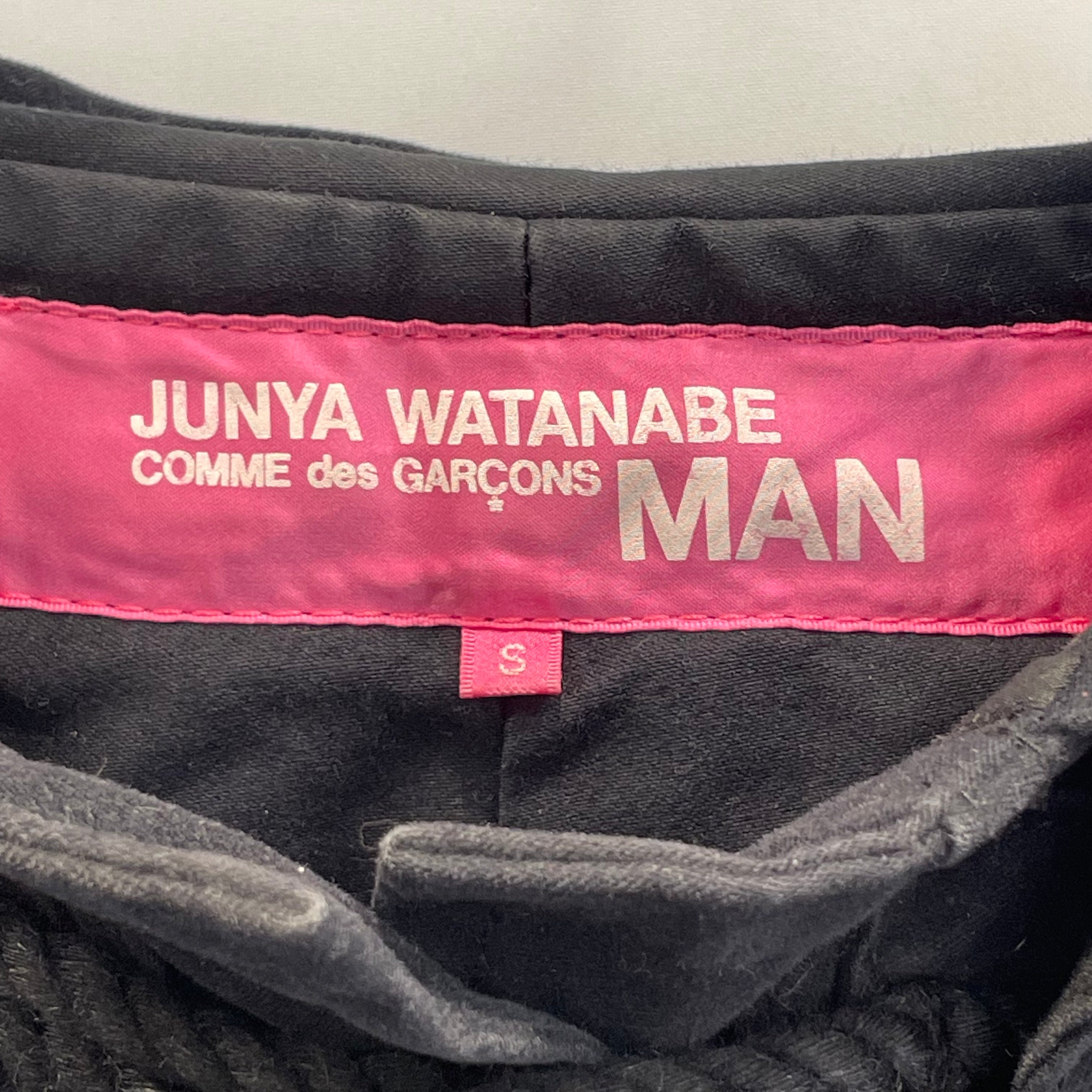 JUNYA WATANABE COMME des GARCONS MAN/Coat/S/Suede/BLK/PINK TAG view 4