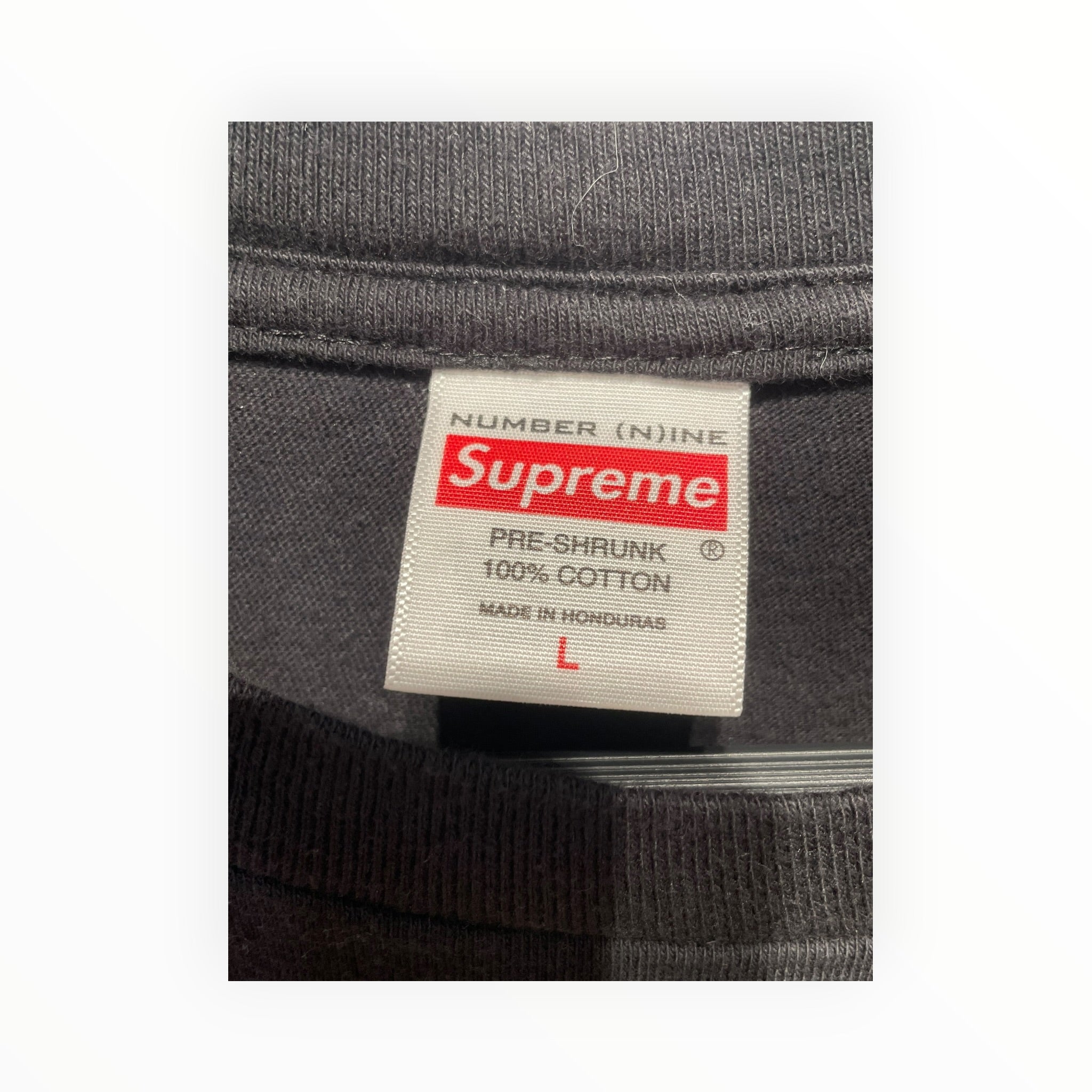 Supreme/NINE/T-Shirt/L/Cotton/BLK/shut the f up view 3