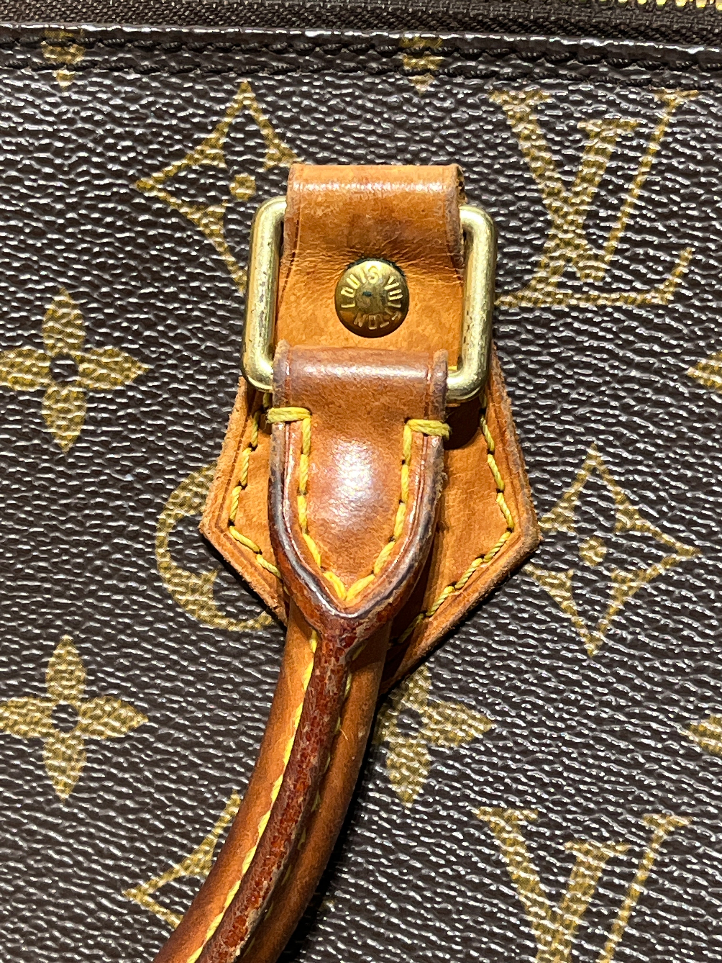 LOUIS VUITTON/Tote Bag/Monogram/Leather/BRW/Alma PM view 7