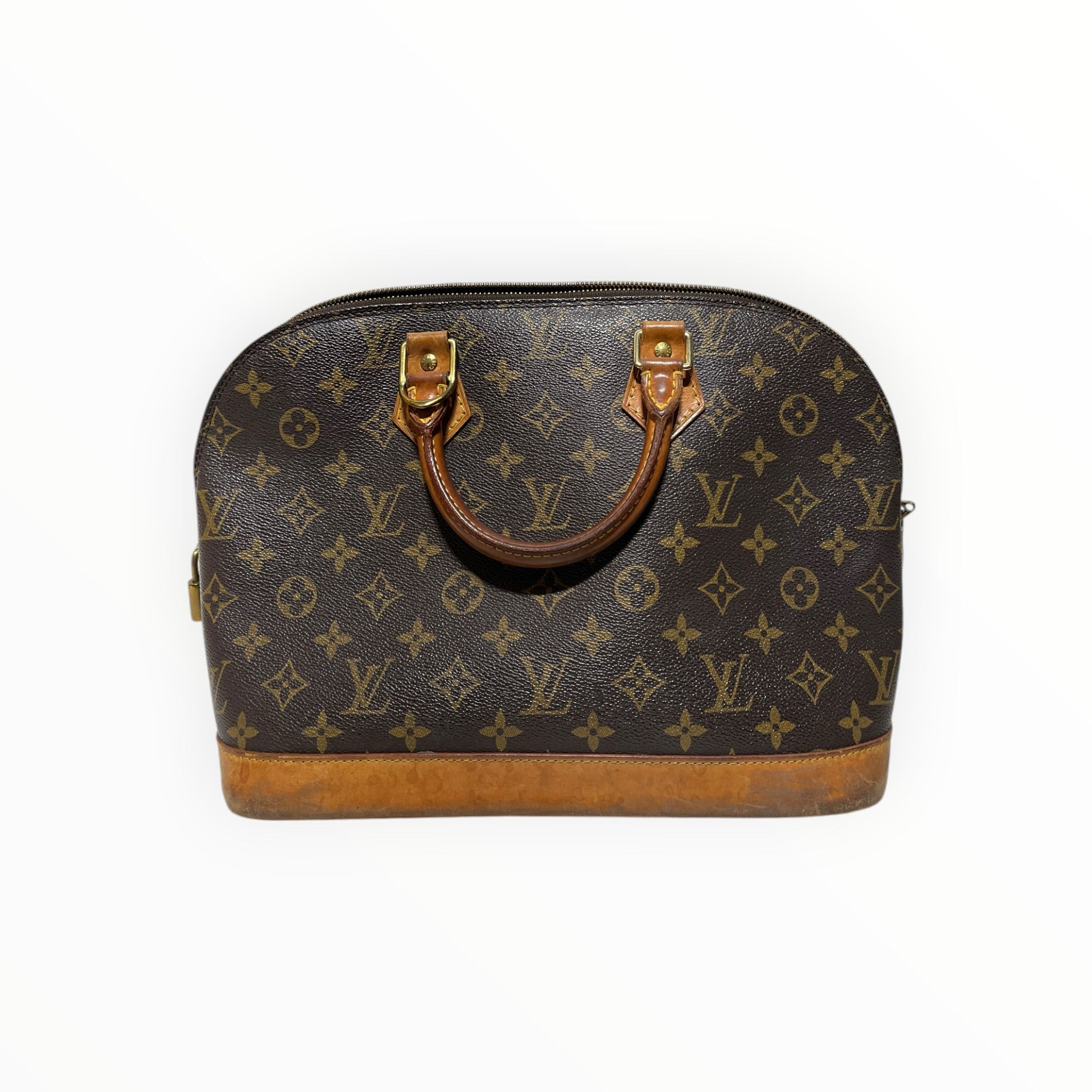 LOUIS VUITTON/Tote Bag/Monogram/Leather/BRW/Alma PM view 1