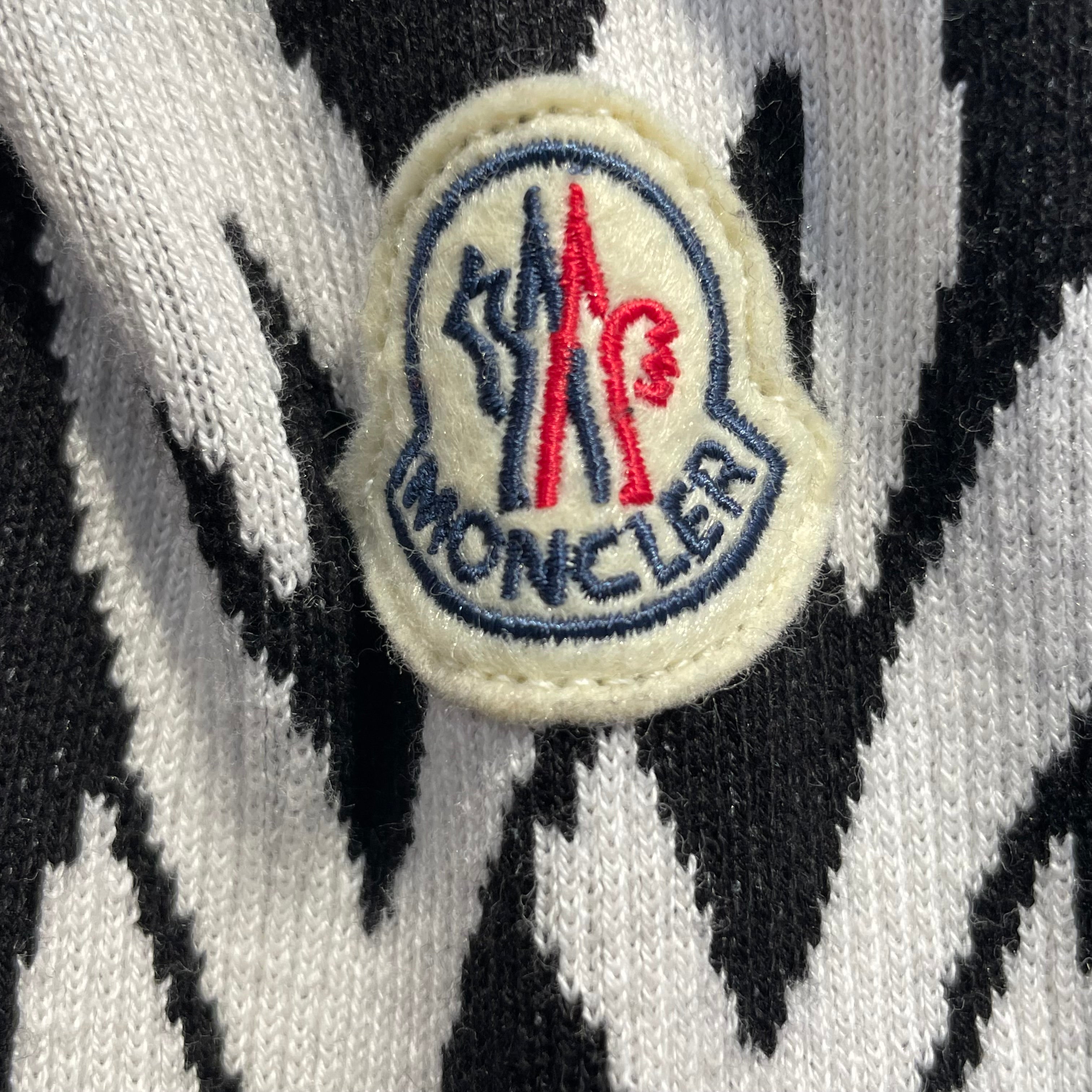 MONCLER/Sweater/XL/Monogram/Cotton/BLK/ctind2327325/girocollo tricot/ view 3