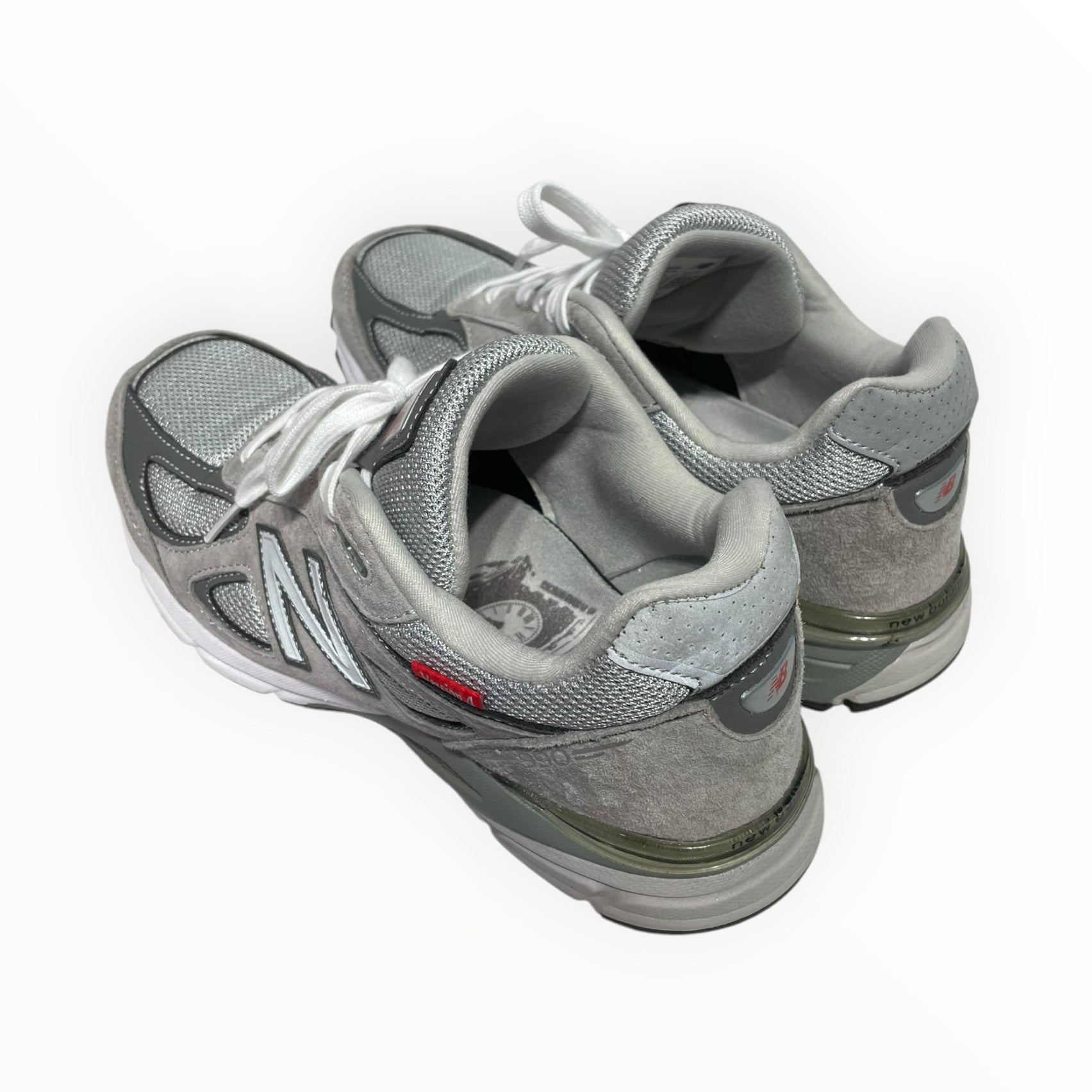 NEW BALANCE/M990/Low-Sneakers/US 9.5/Leather/GRY/M990VS4 view 2
