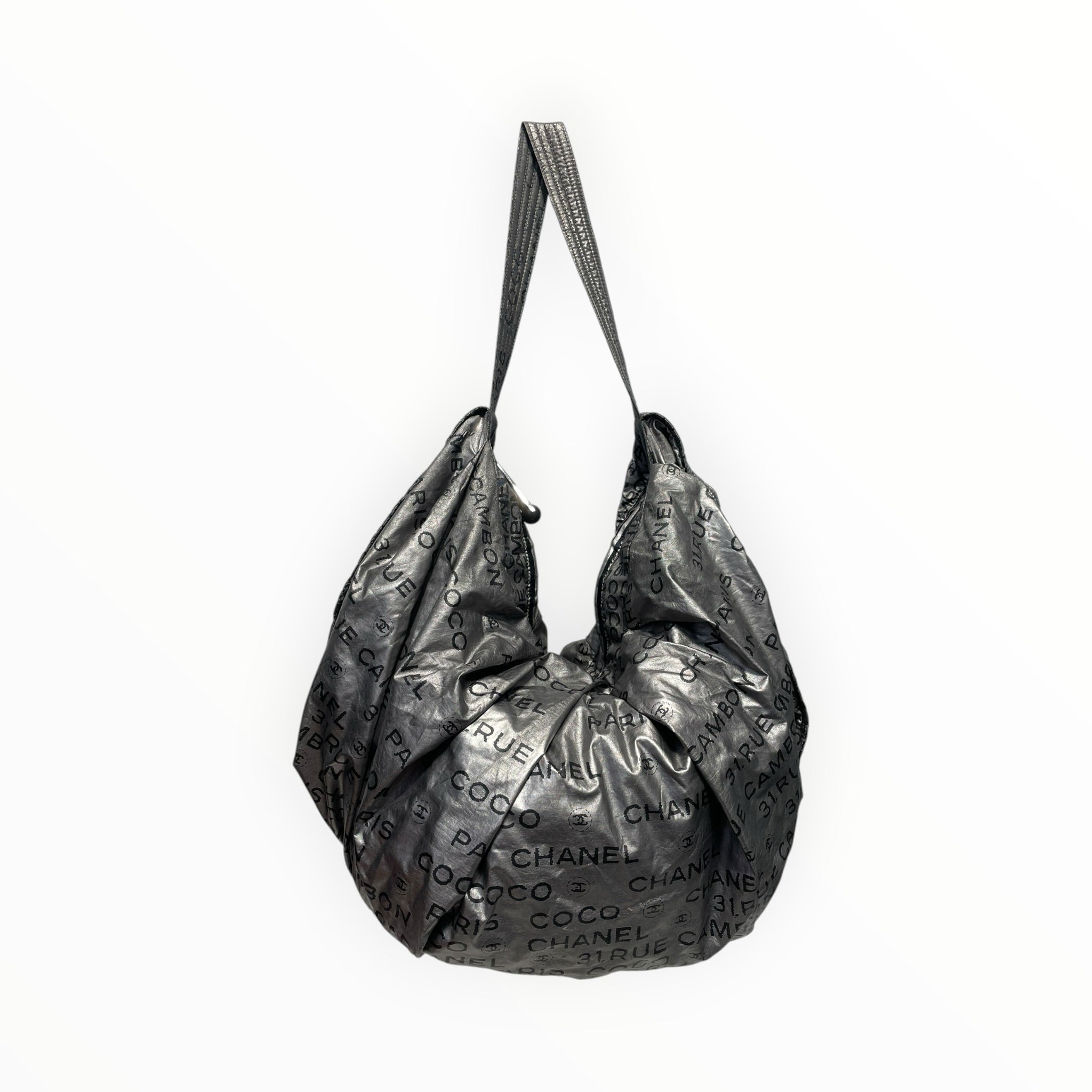 CHANEL/Bag/Monogram/Polyester/SLV/2008/2009 CHANEL LIGNE HOBO view 2