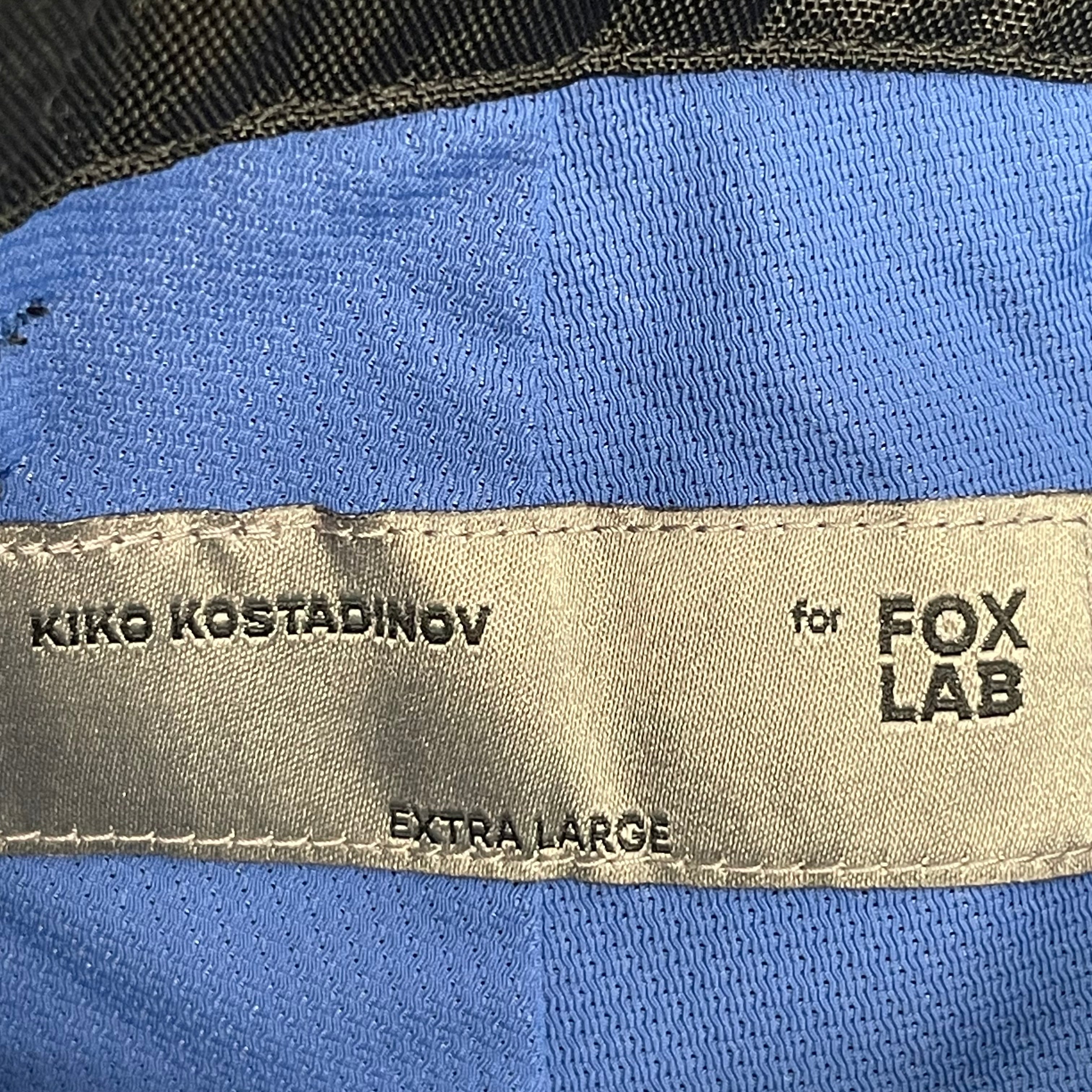 Kiko Kostadinov/Pants/XL/Cotton/BLK/zip moto pant/blu hard/fox lab view 3