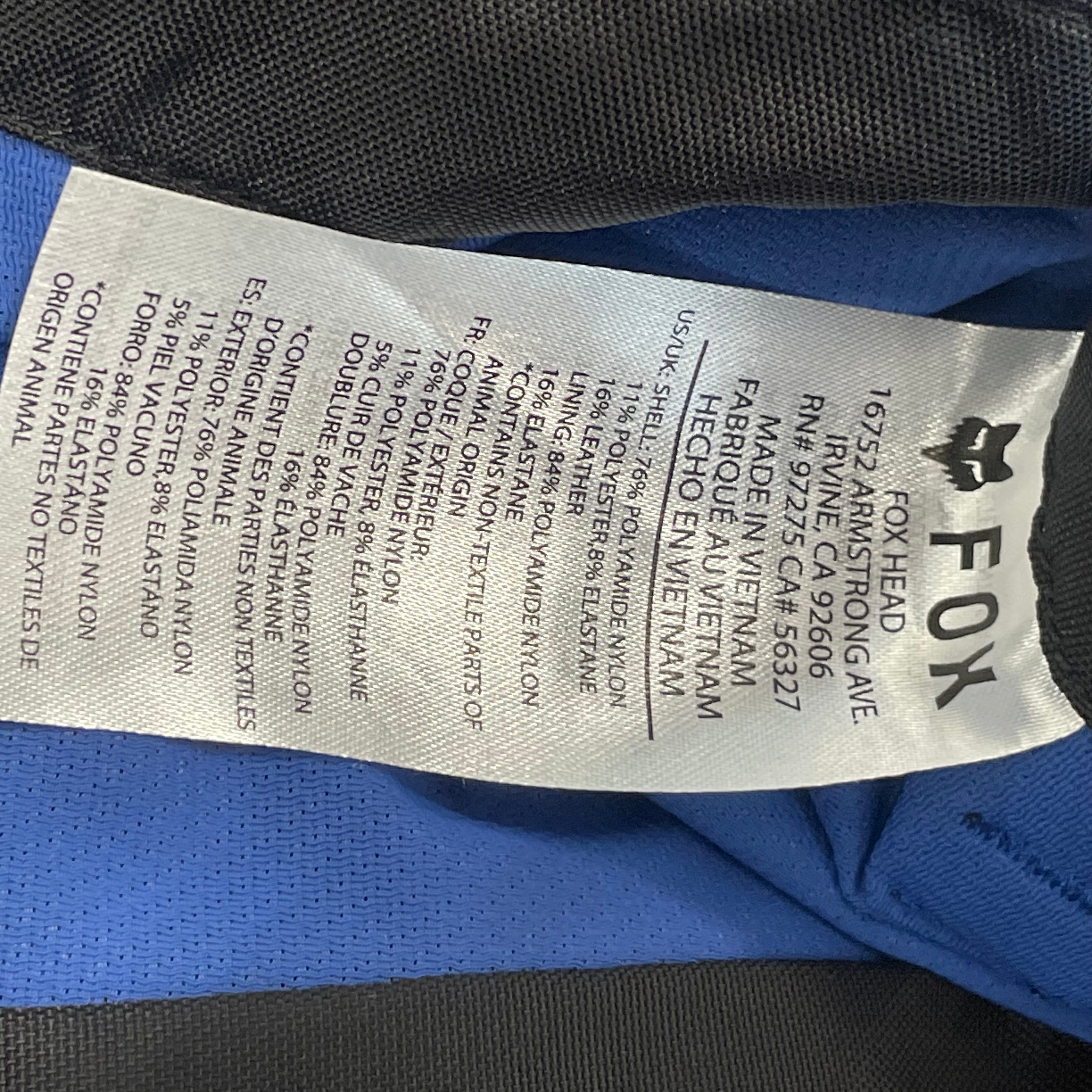 Kiko Kostadinov/Pants/XL/Cotton/BLK/zip moto pant/blu hard/fox lab view 4